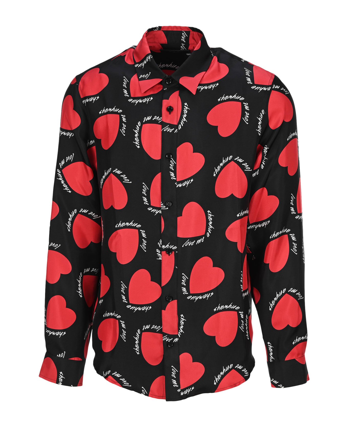 Amiri Hearts Print Shirt | italist