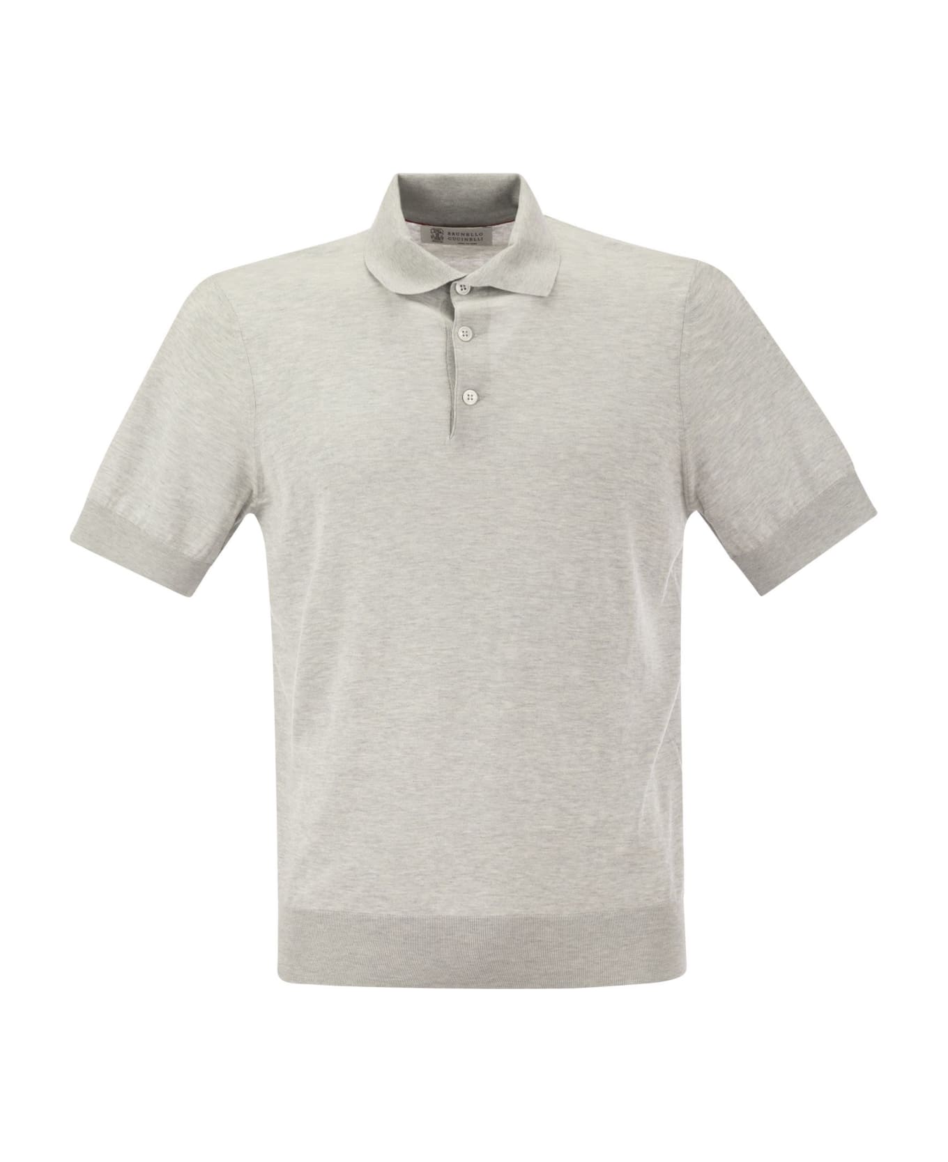 Brunello Cucinelli Polo Shirt - Light Grey