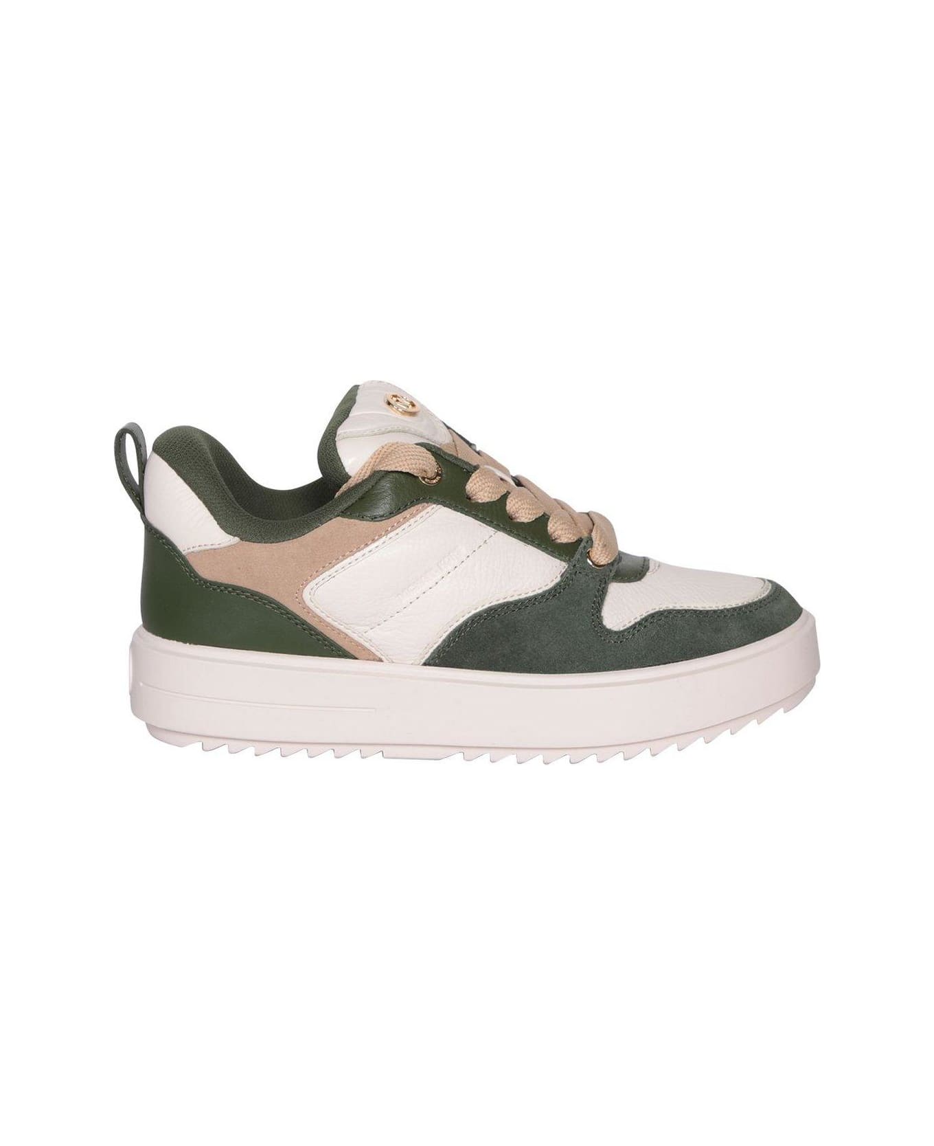 Michael Kors Rumi Panelled Sneakers - Green