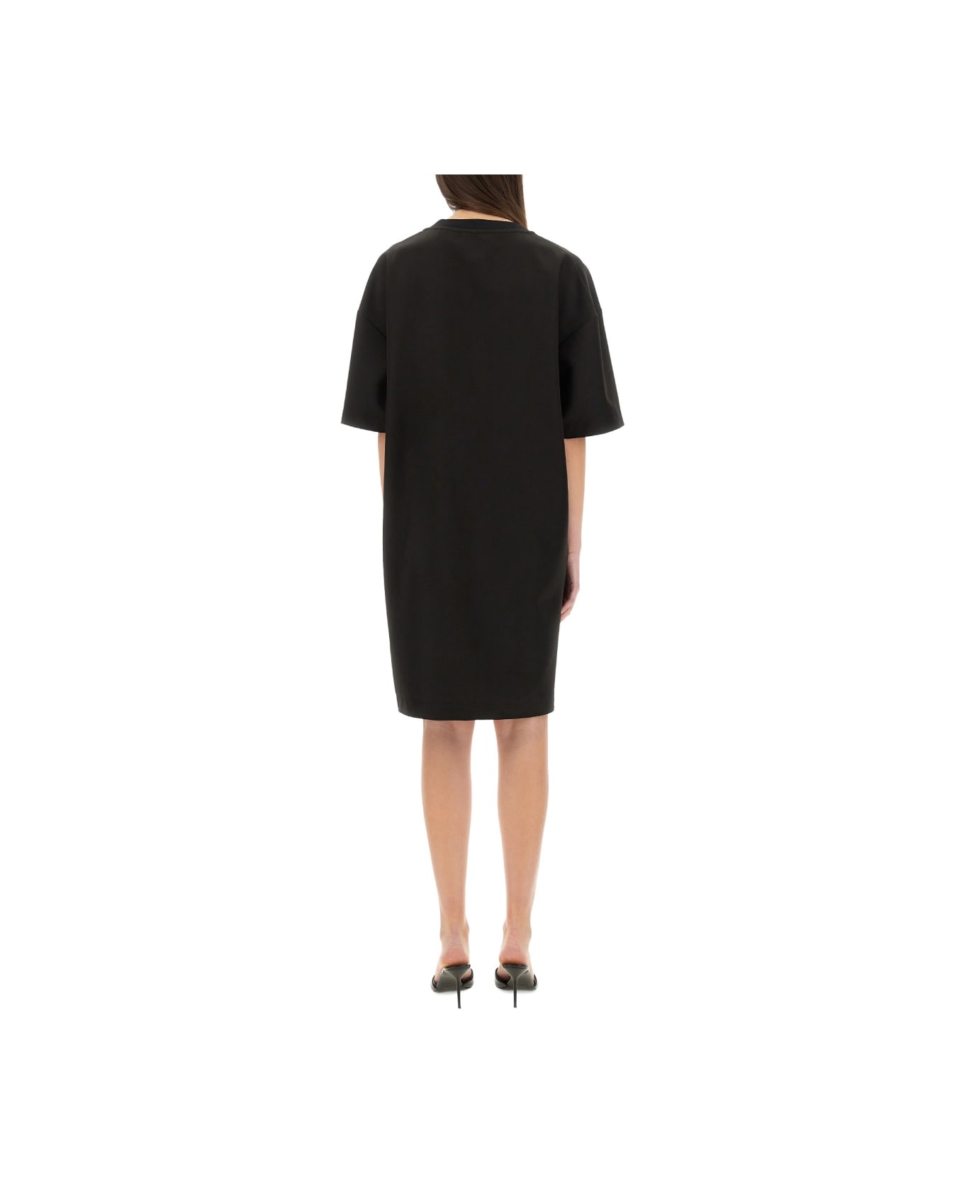 M05CH1N0 Jeans "urban" Dress - BLACK ワンピース＆ドレス