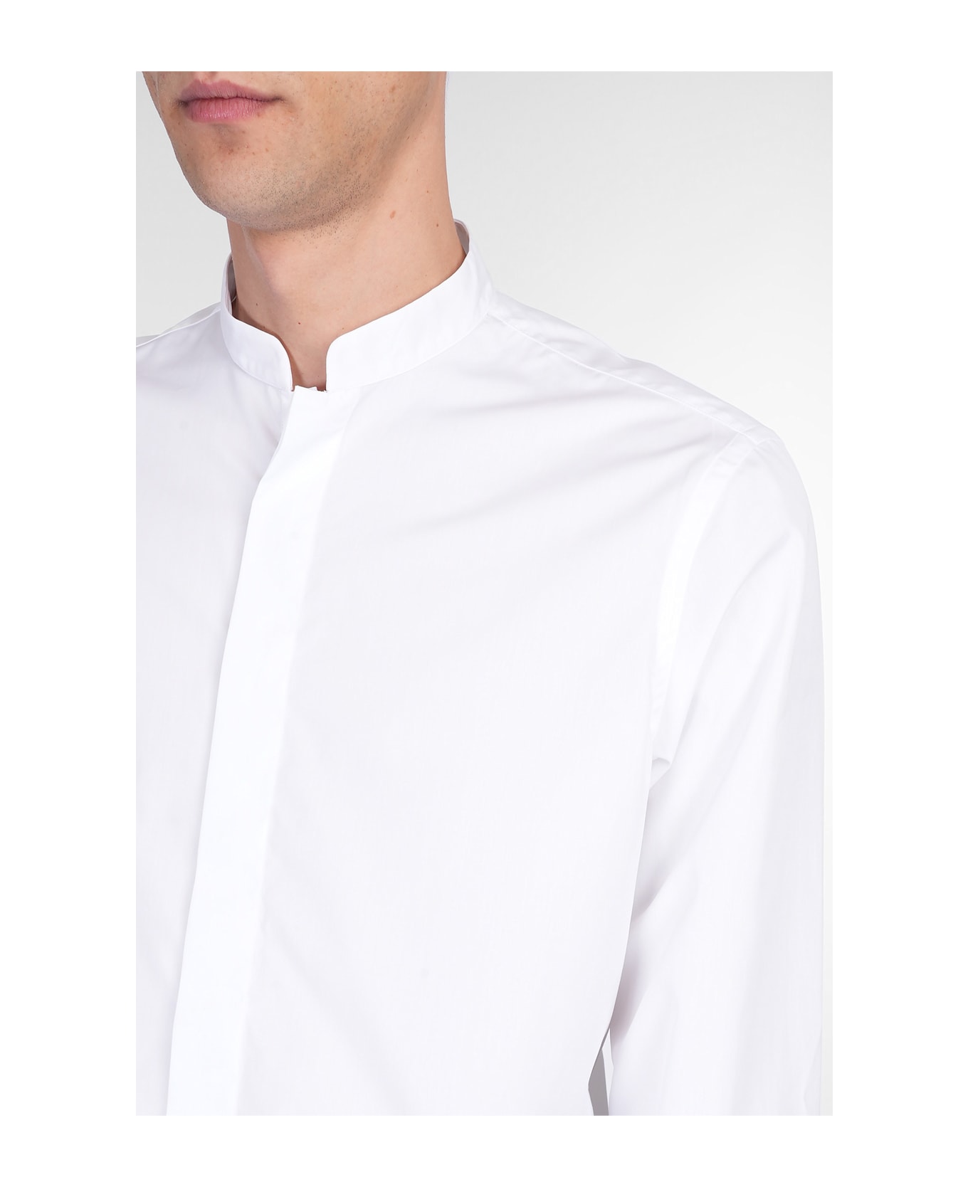 Lardini Shirt In White Cotton - white