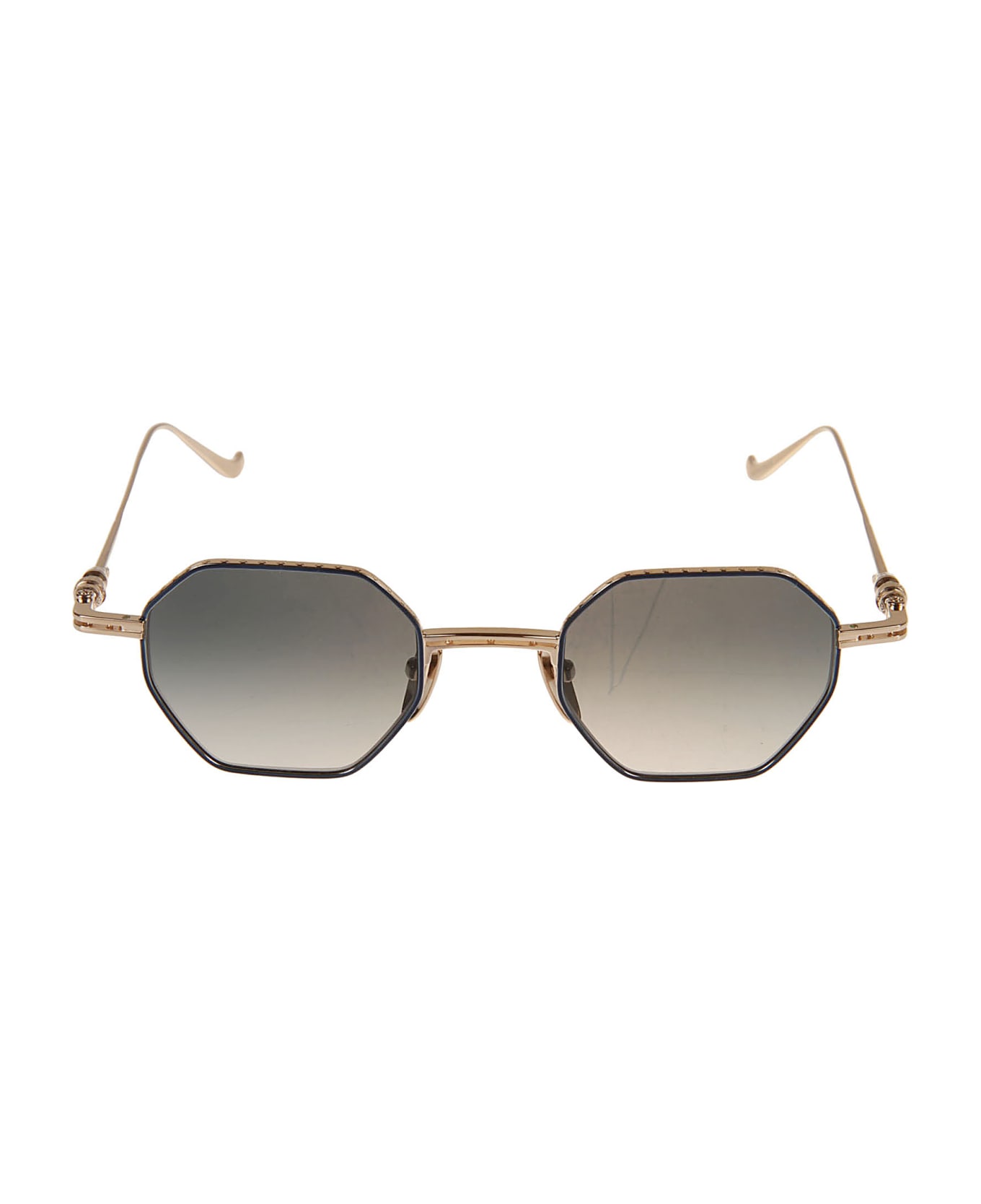 Chrome Hearts Octagon Lens Thin Curve Temple Sunglasses - Blue