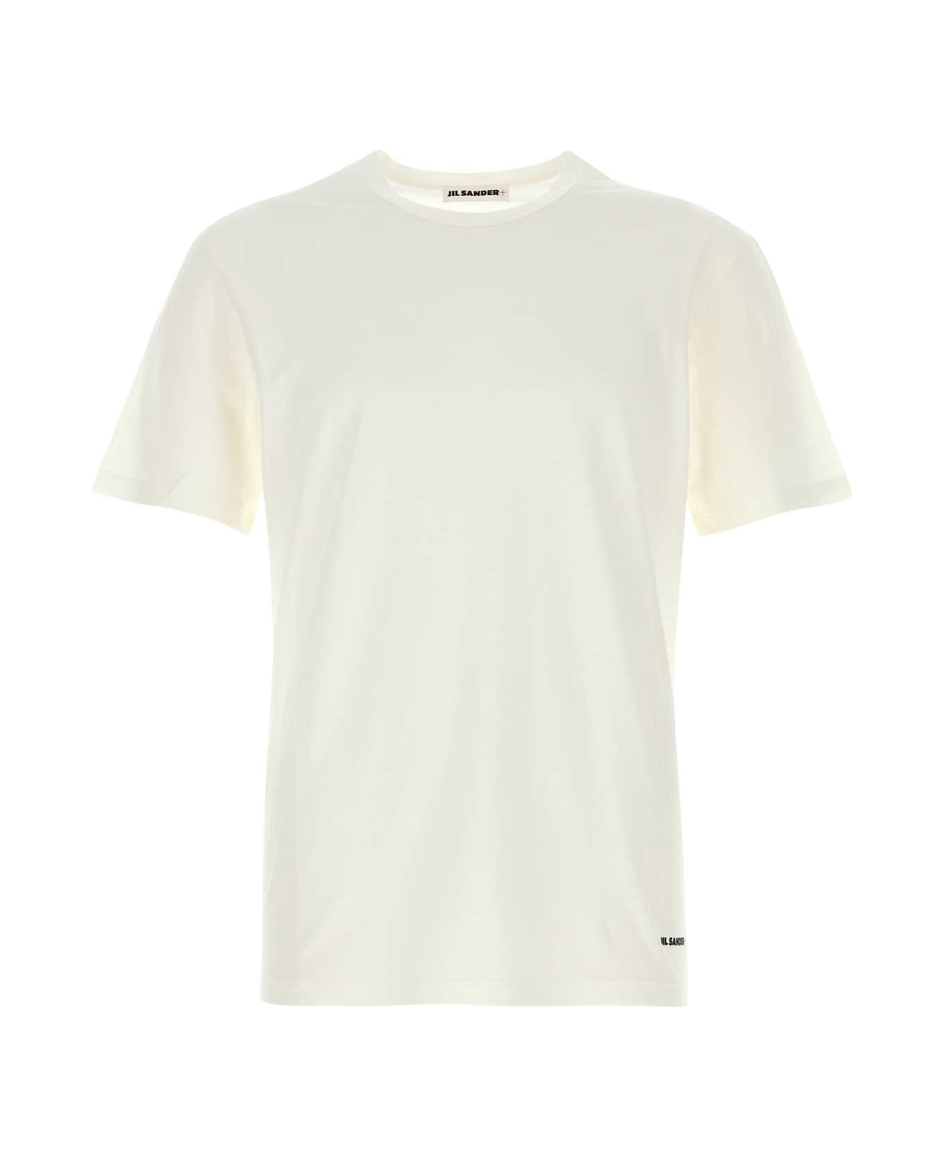Jil Sander White Cotton T-shirt - OPTICWHITE