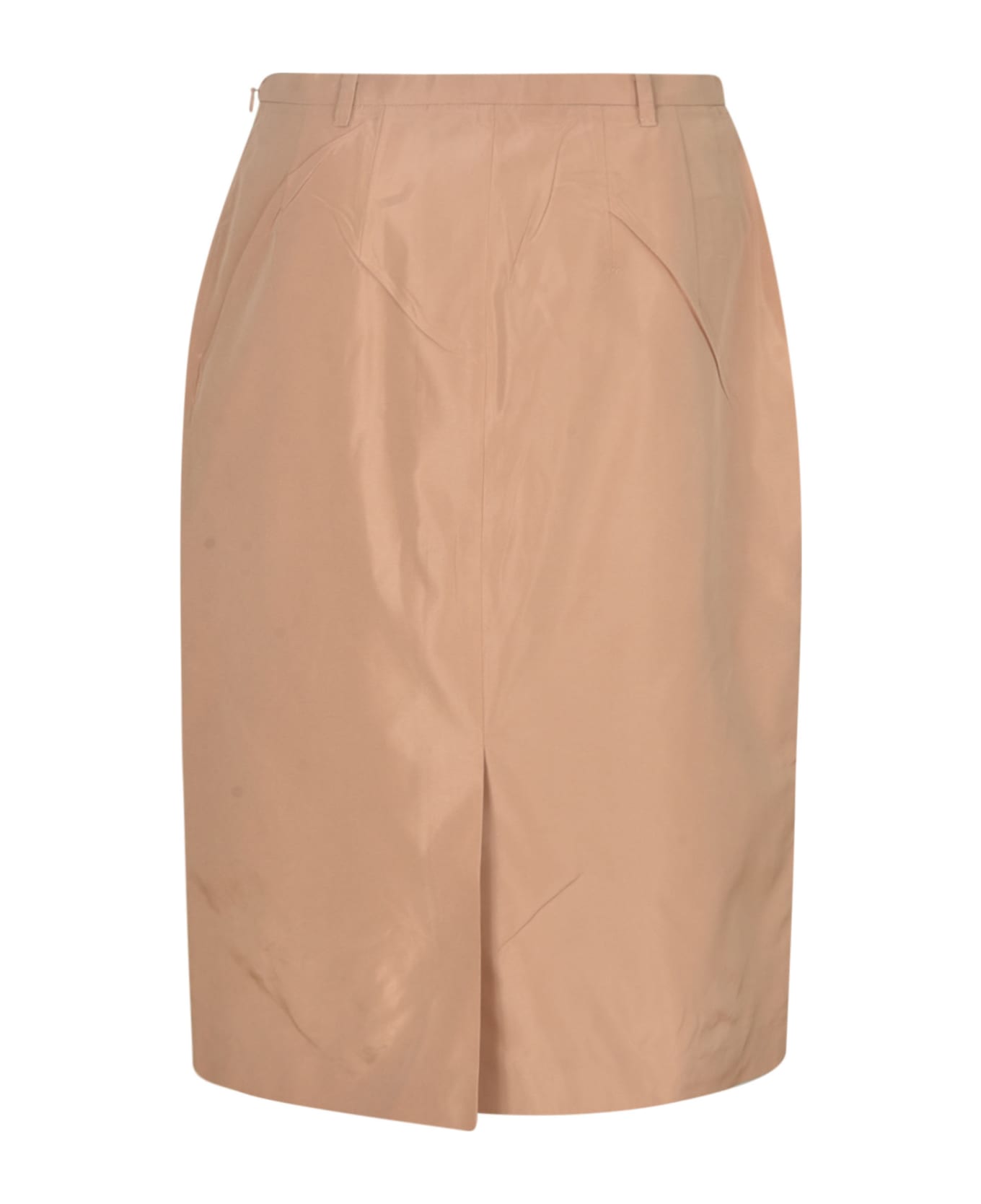 Prada Classic Mid-length Skirt - Cipria