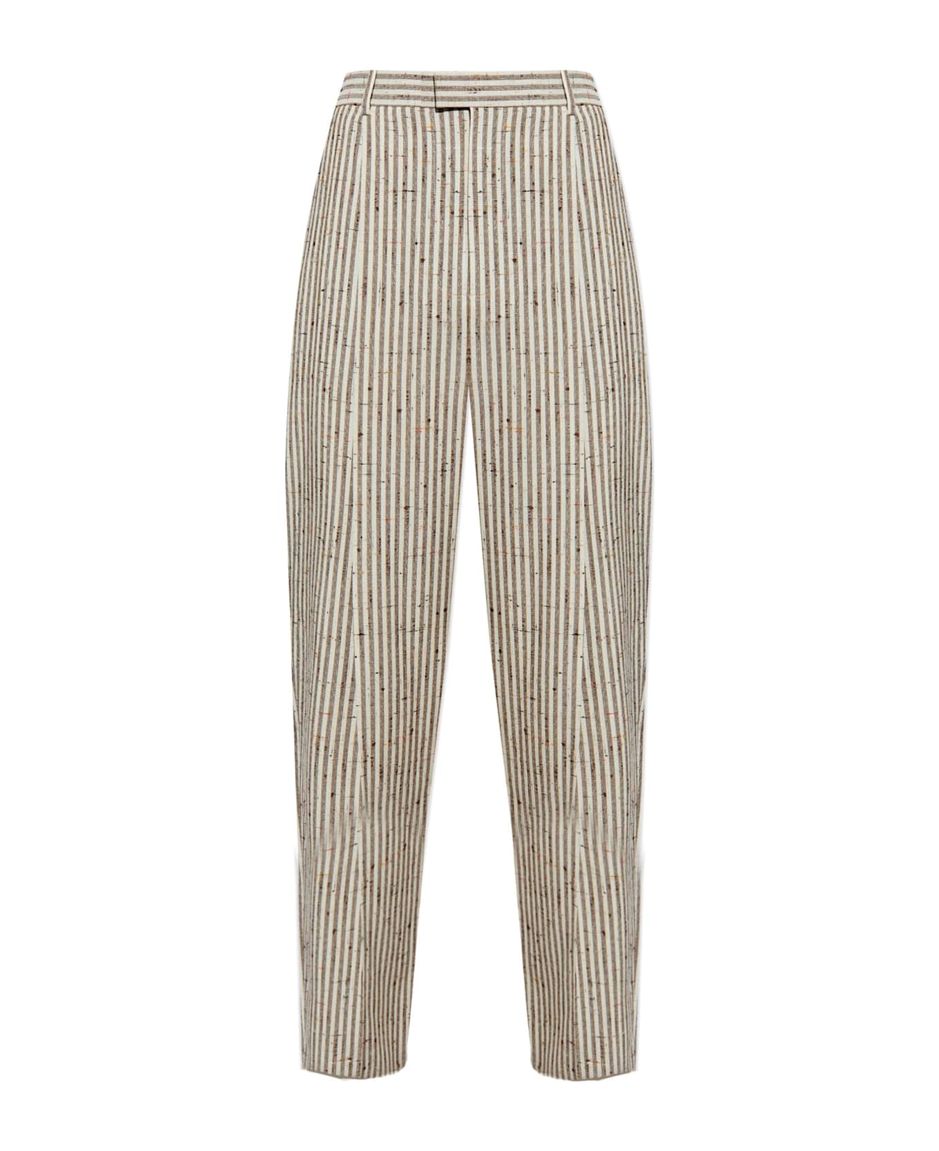 Bottega Veneta Pants With Striped Pattern - Beige