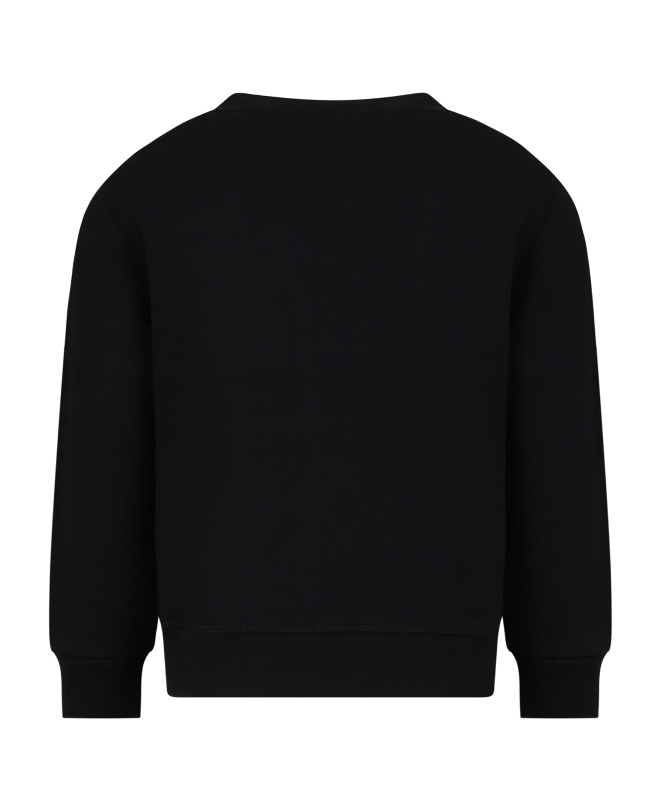 Dsquared2 Black Sweatshirt For Boy With Logo - Black