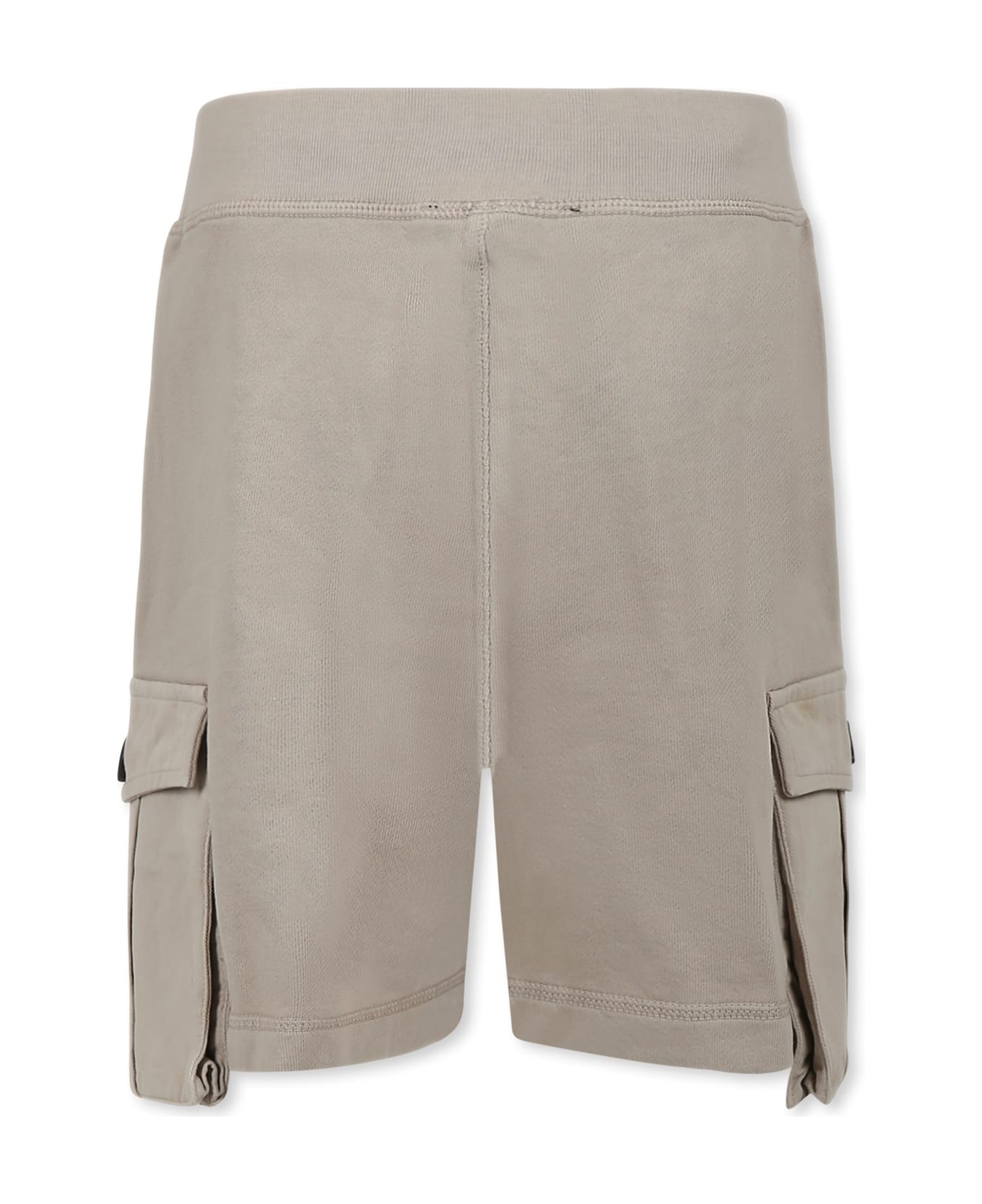 Dsquared2 Beige Shorts For Boy With Logo - Beige