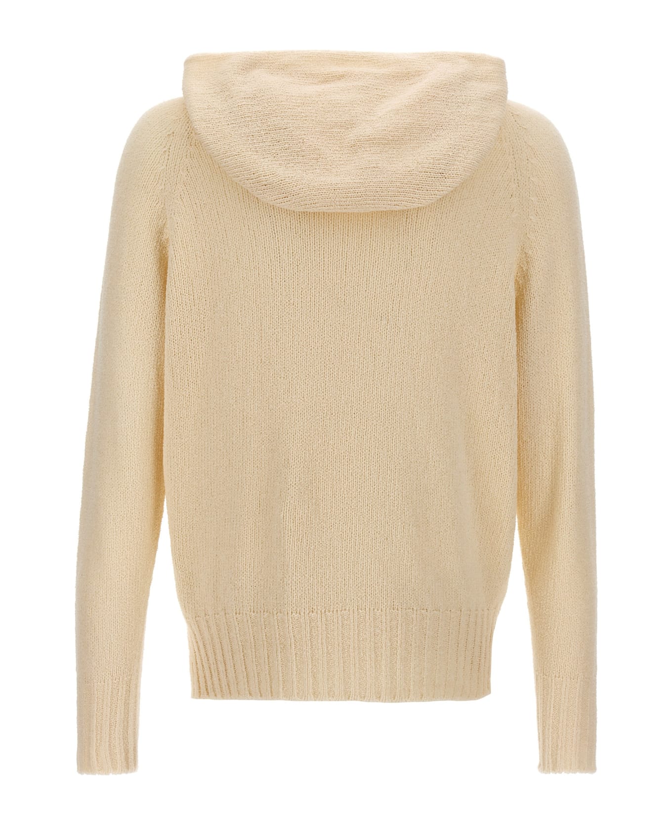 Ma'ry'ya Hooded Sweater - White