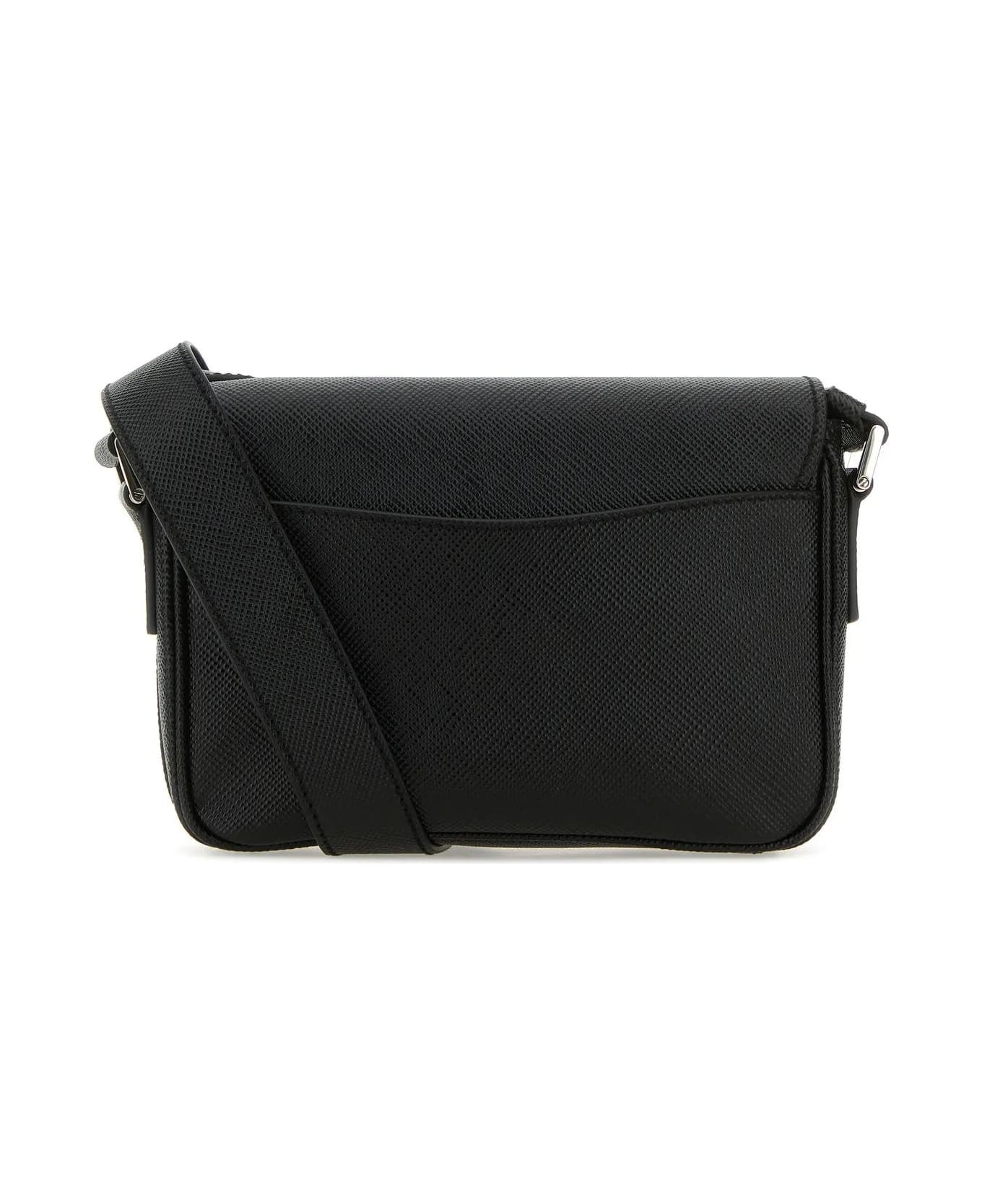 Prada Black Leather Crossbody Bag - NERO