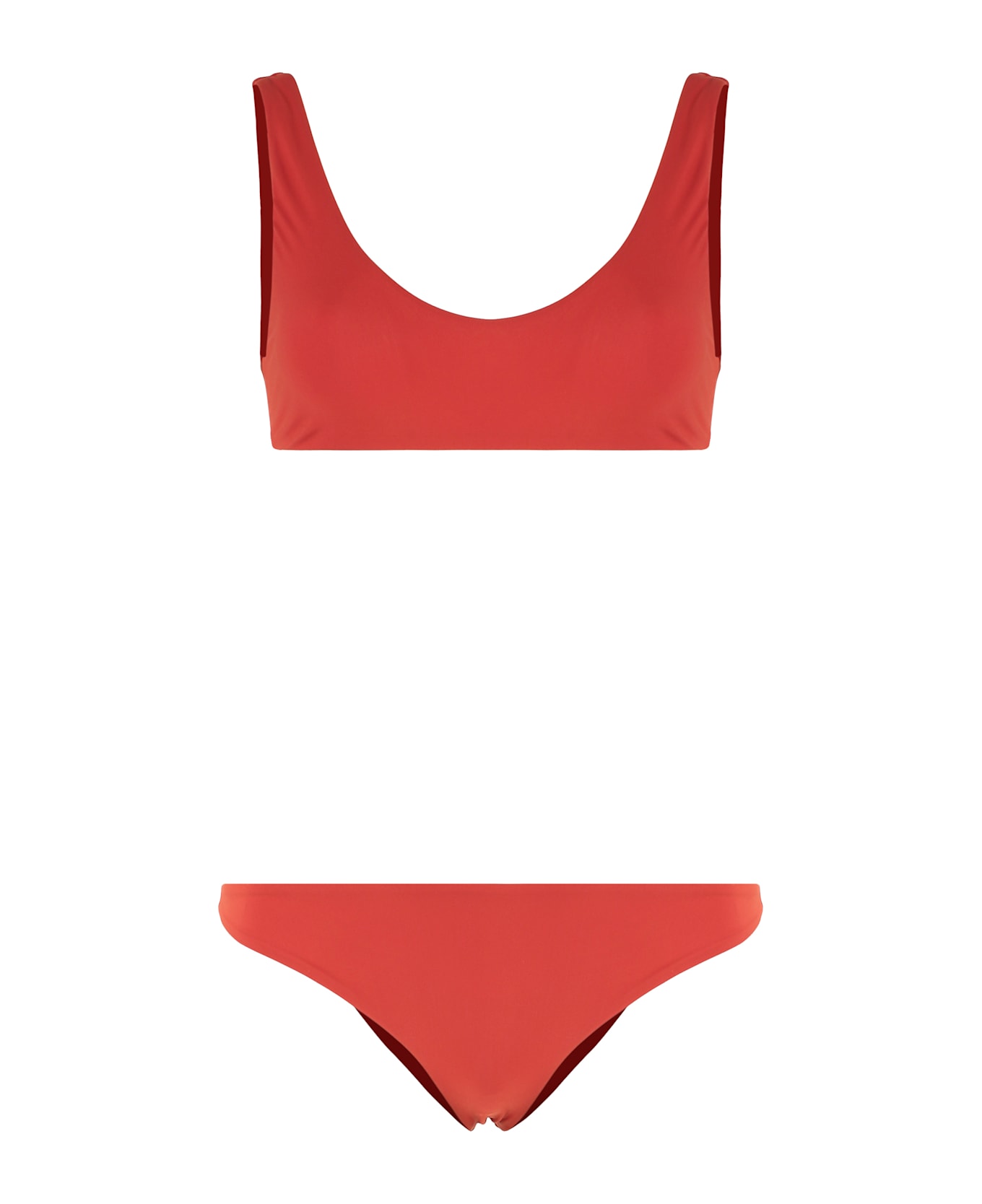 Lido Ottantauno Bandeau Bra Bikini - red