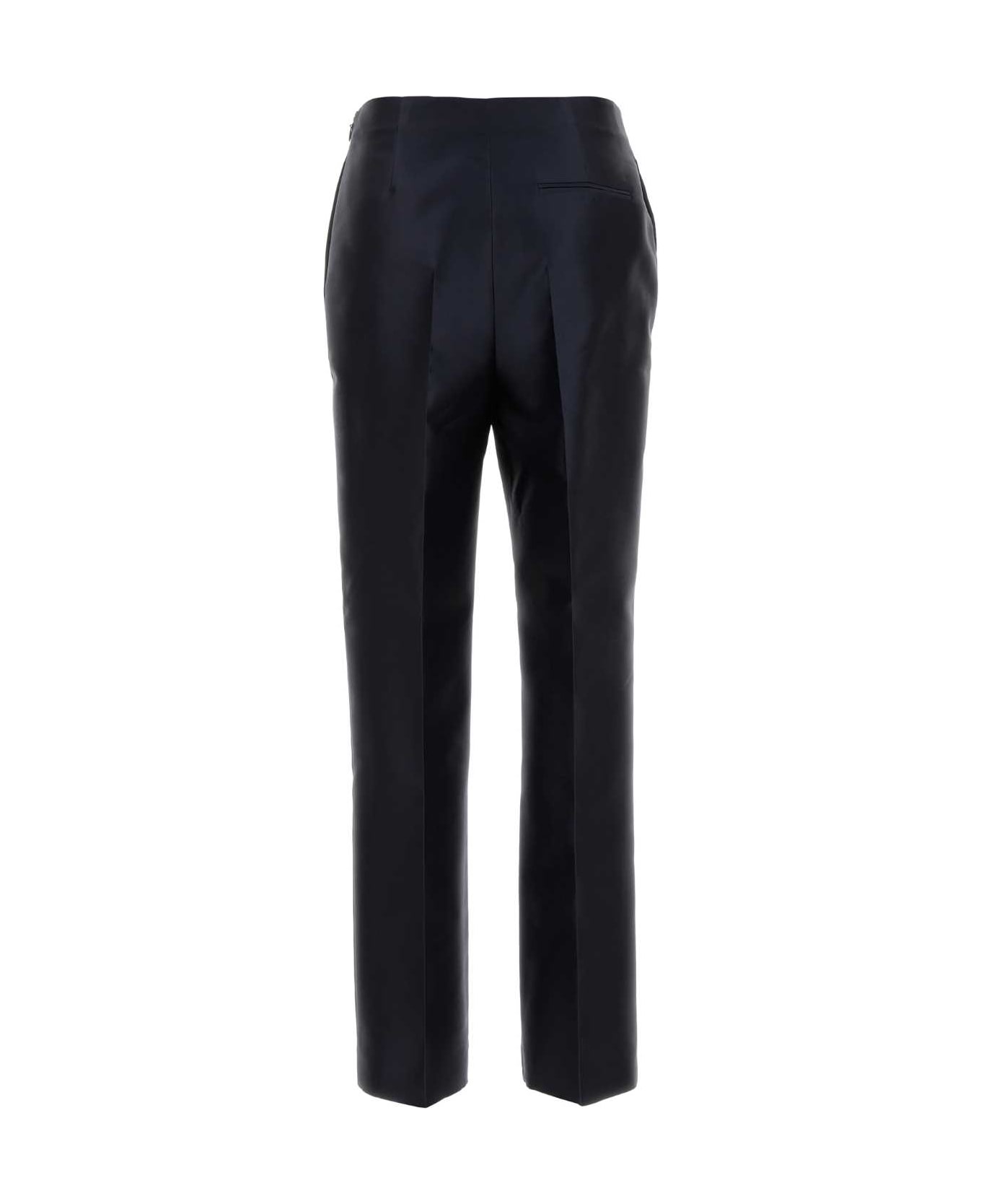 Alberta Ferretti Blue Georgette Pant - BLU