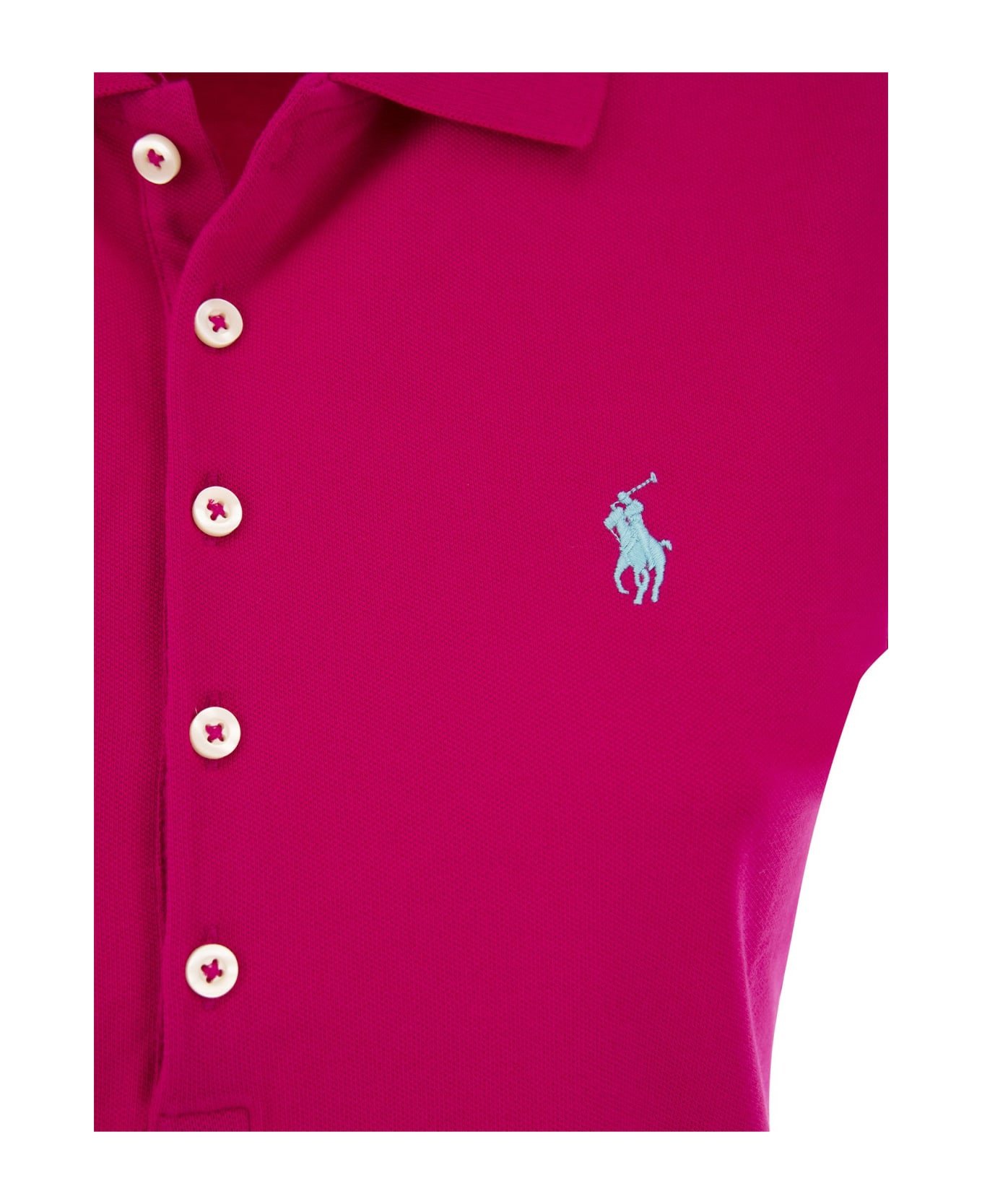 Polo Ralph Lauren Cotton Polo Shirt - Fuxia