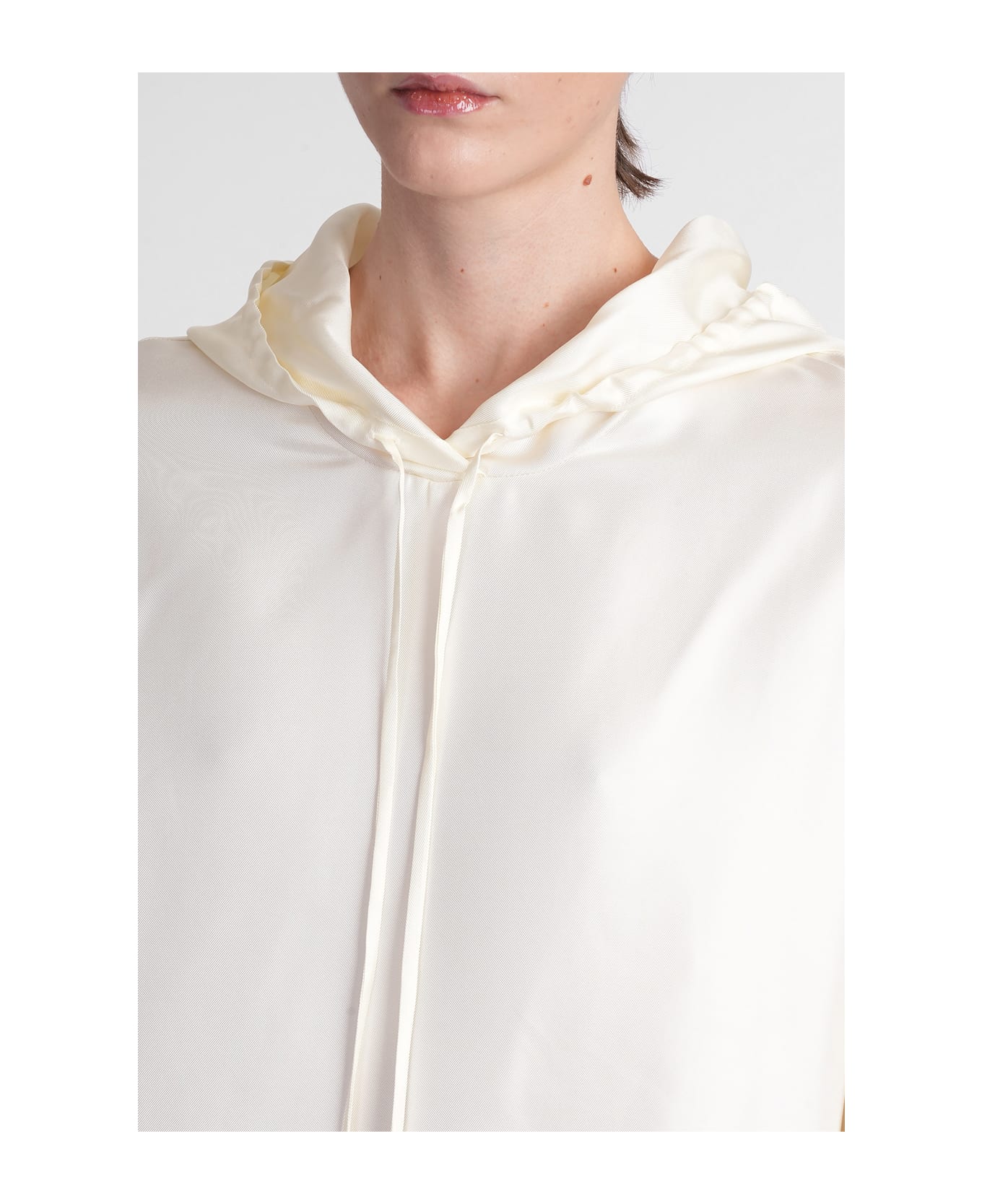 Loulou Studio Nuka Blouse In Beige Silk - beige