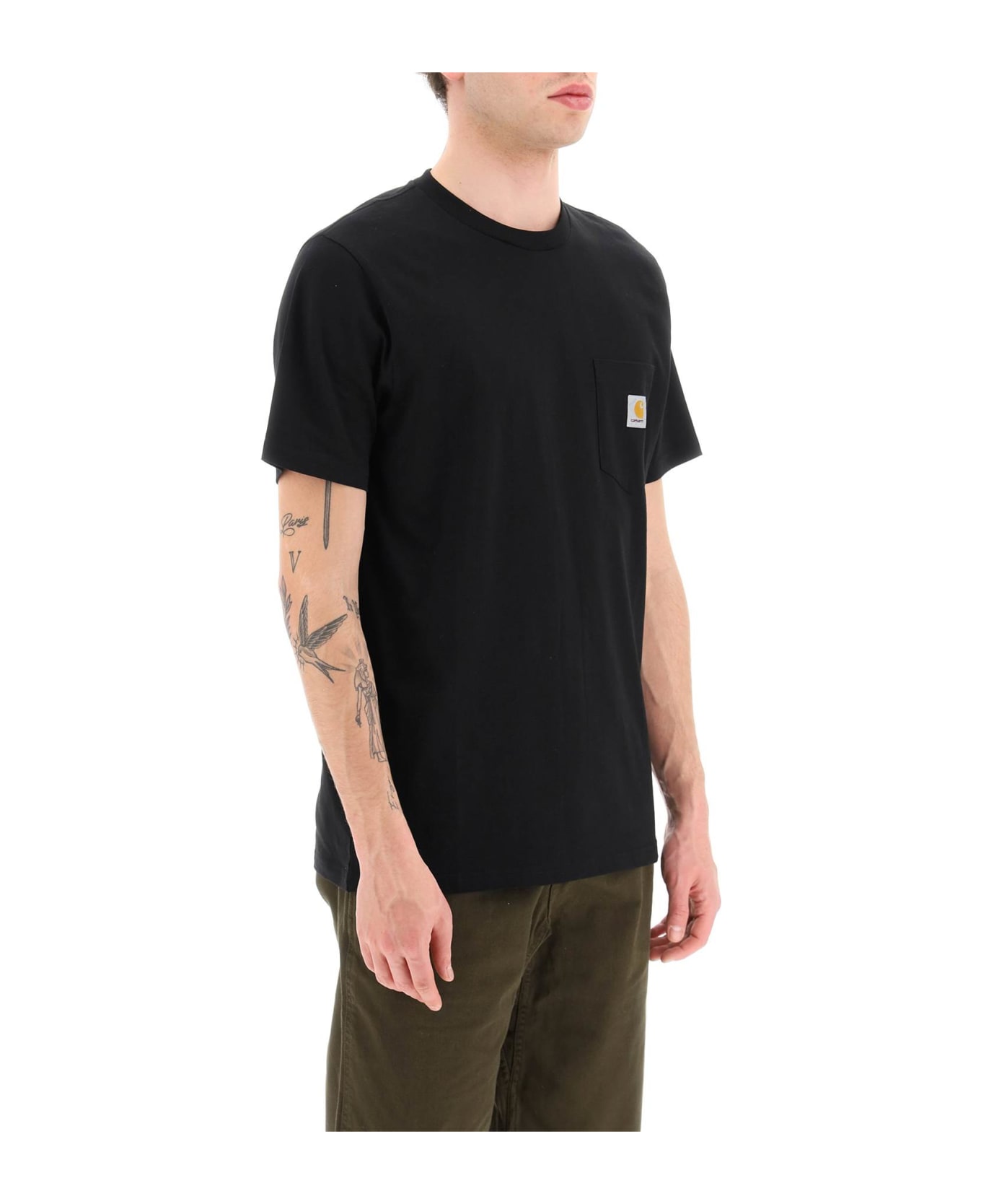 Carhartt T-shirt With Pocket - Xx Black