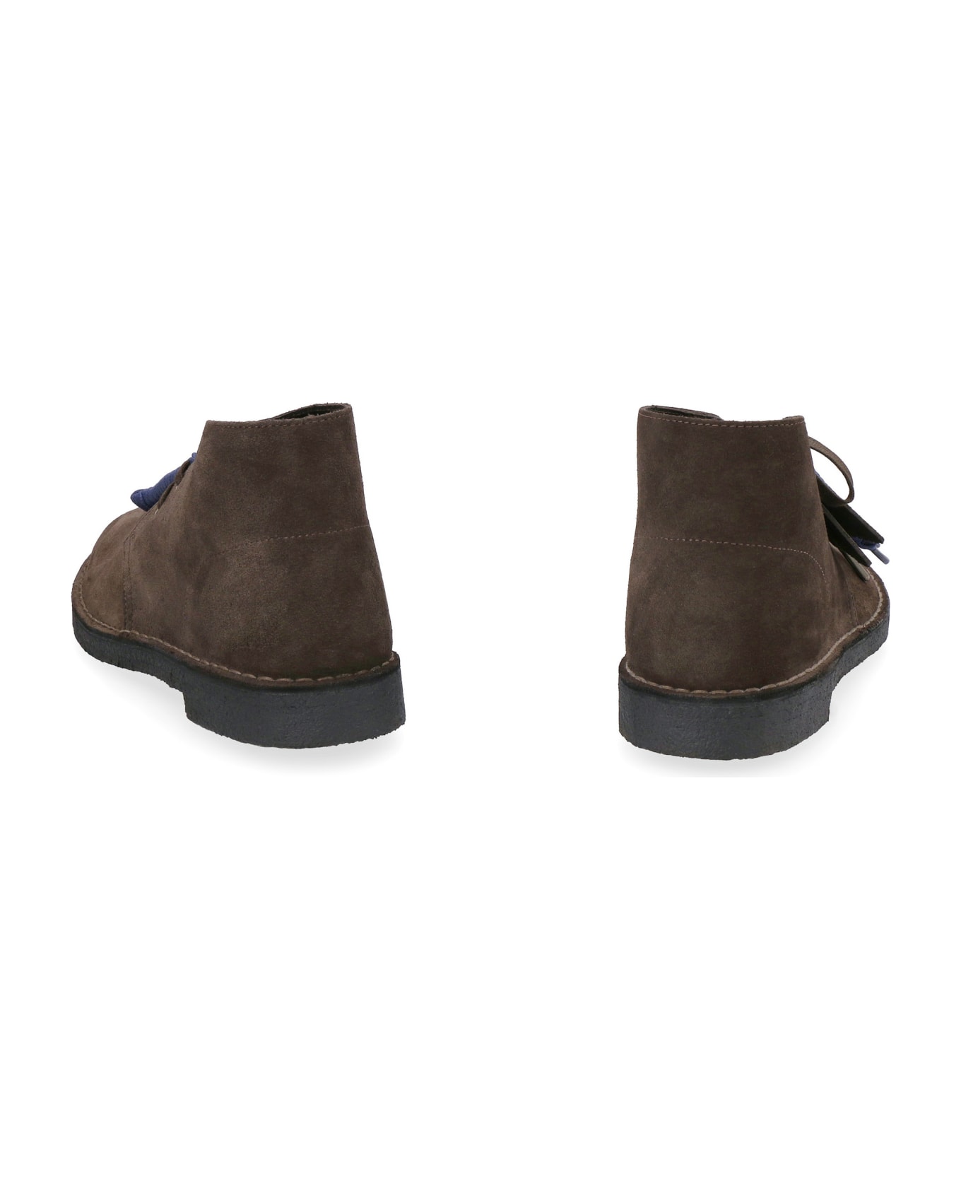 Clarks Suede Desert Boots - brown
