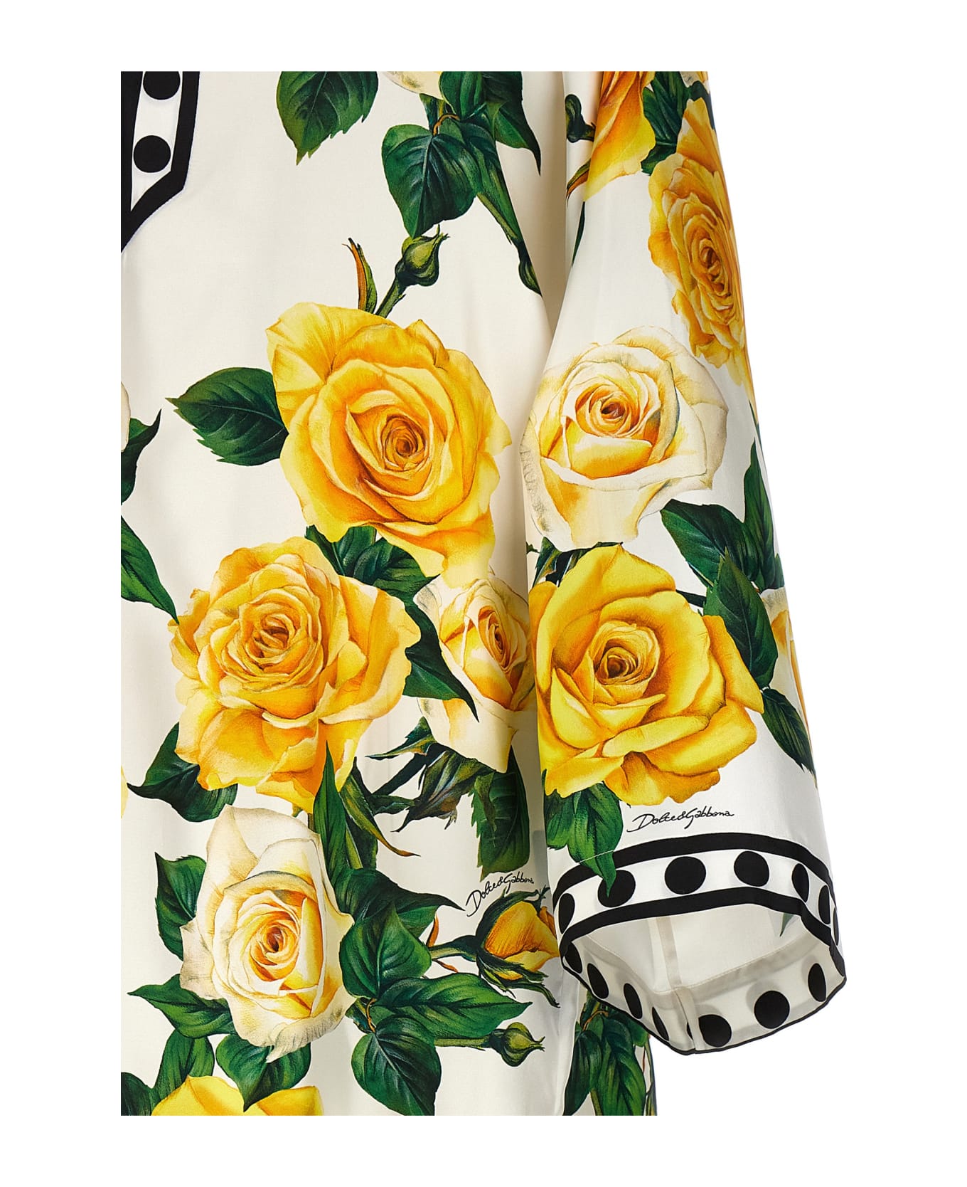 Dolce & Gabbana 'rose Gialle' Dress - Multicolor