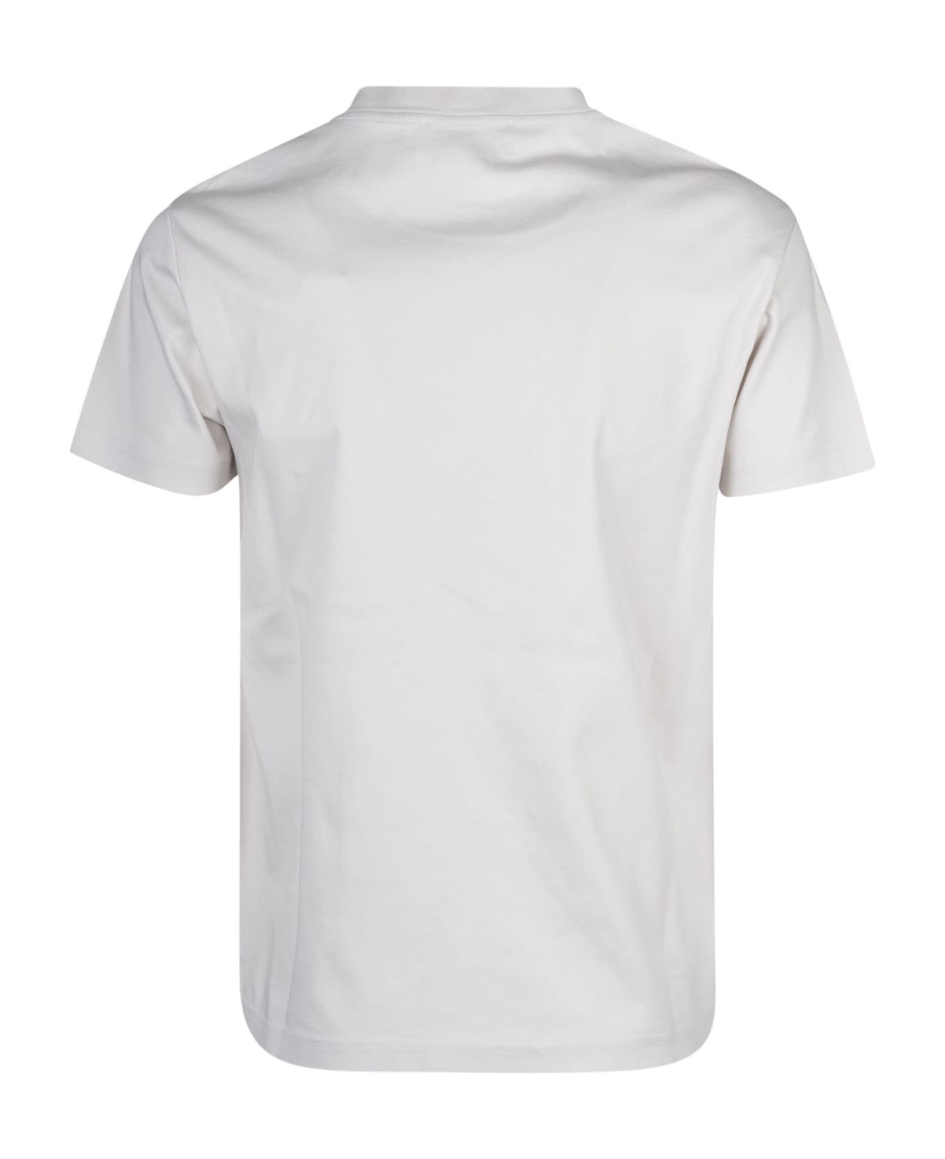 Lanvin Logo Embroidered T-shirt - Mastic Tシャツ