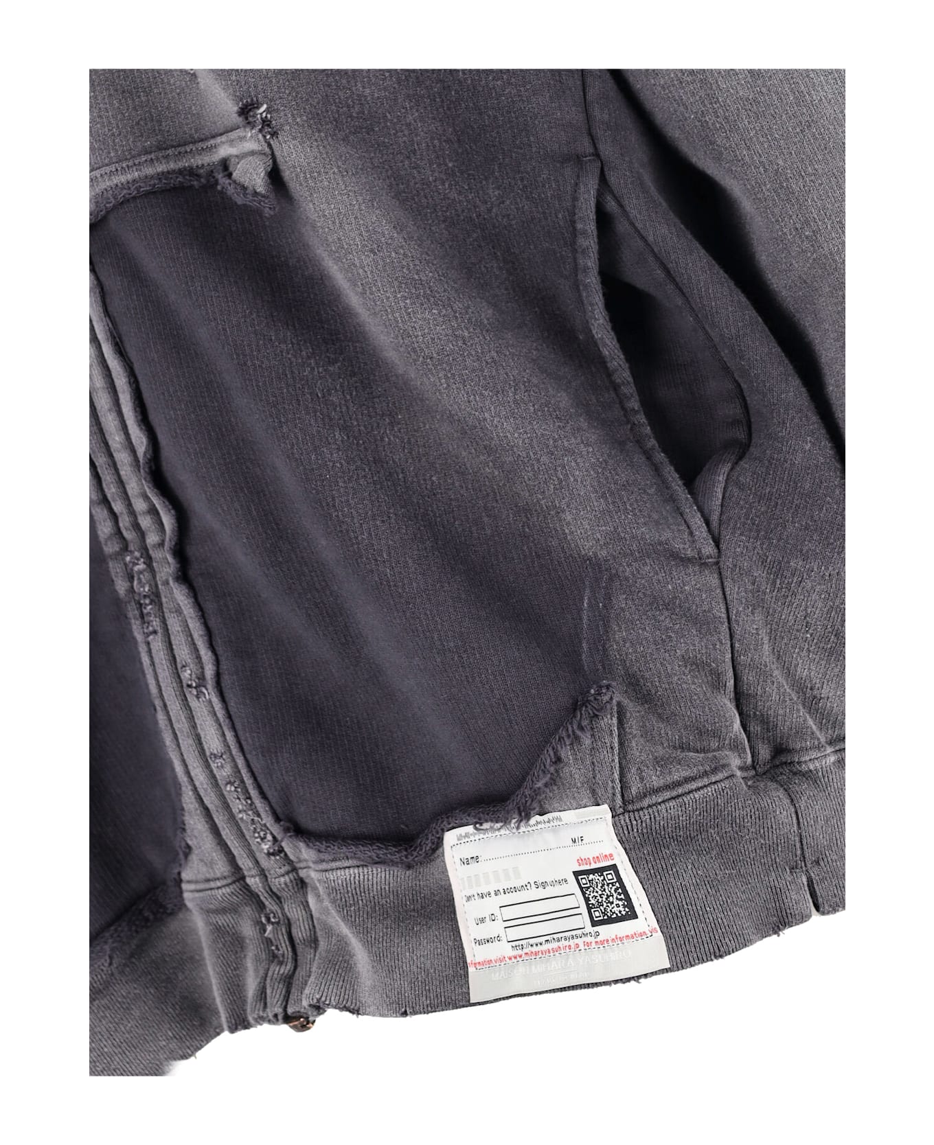 Mihara Yasuhiro 'usured' Sweatshirt - Black  