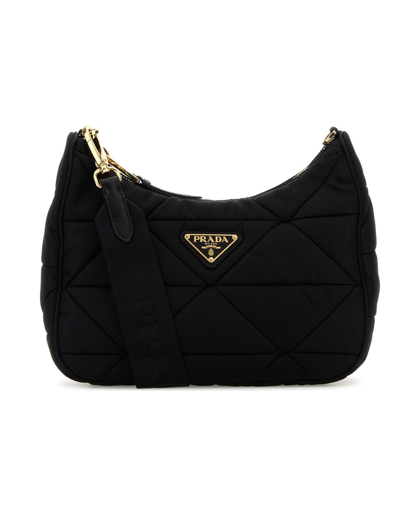Prada Black Re-nylon Shoulder Bag - NERO 1