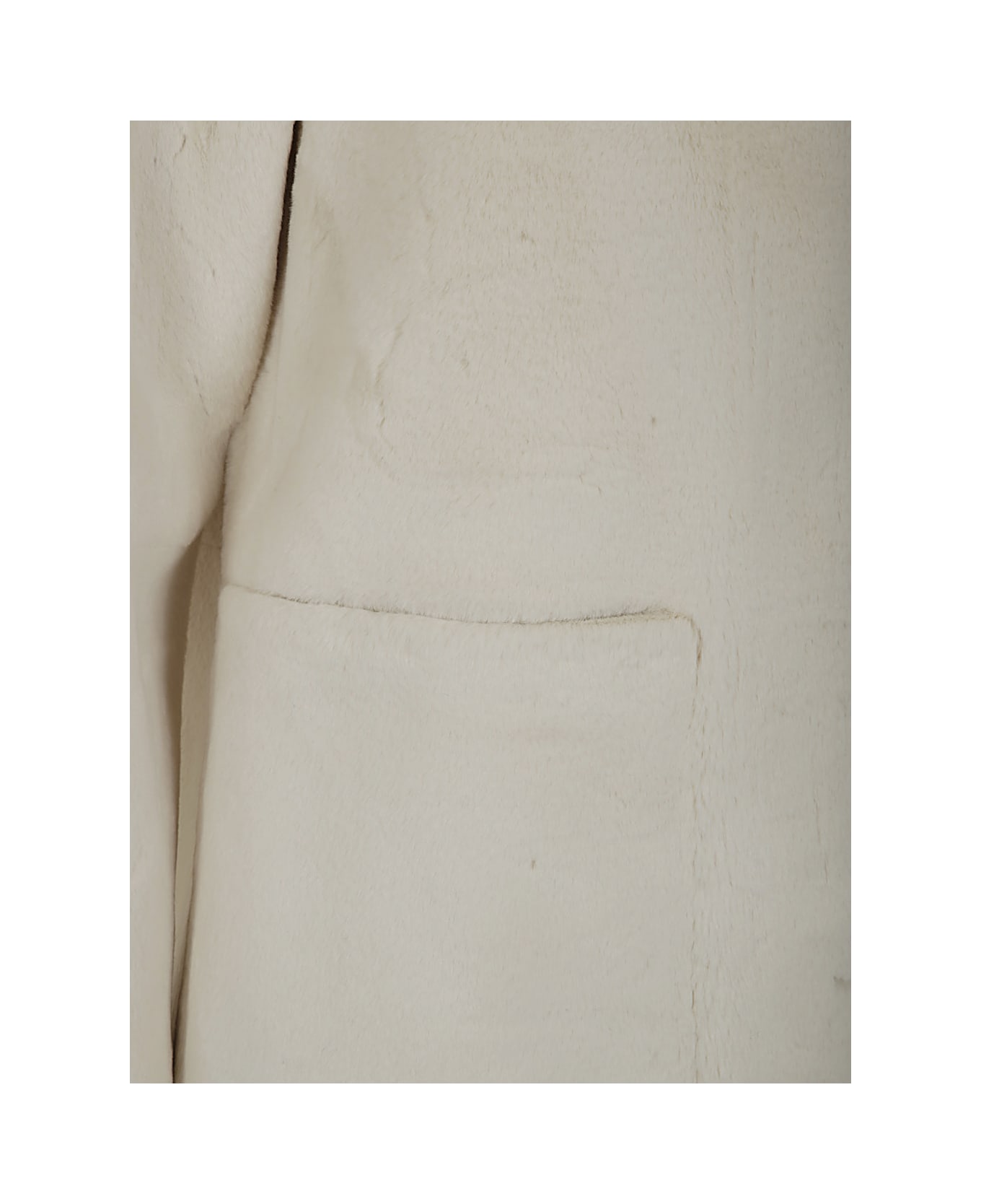 Betta Corradi Reversible Monocrome Coat - Off White