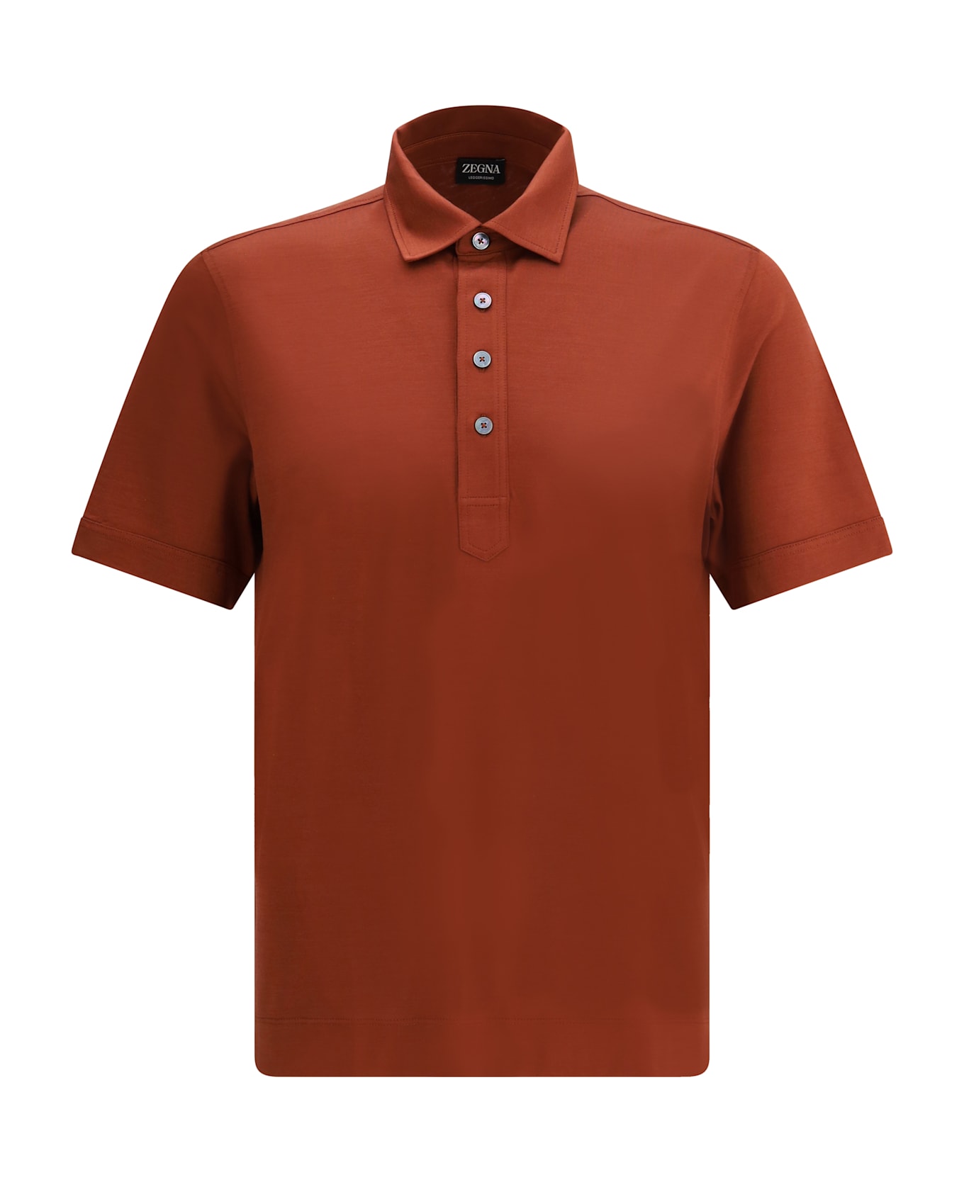 Zegna Leggerissimo Polo Shirt - BROWN