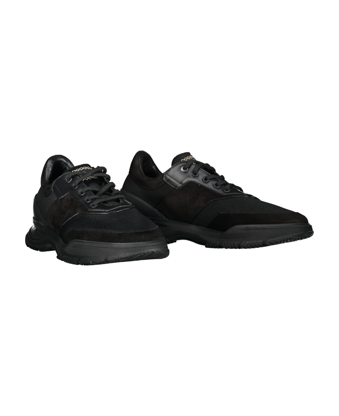 Brioni Leather Sneakers - black スニーカー