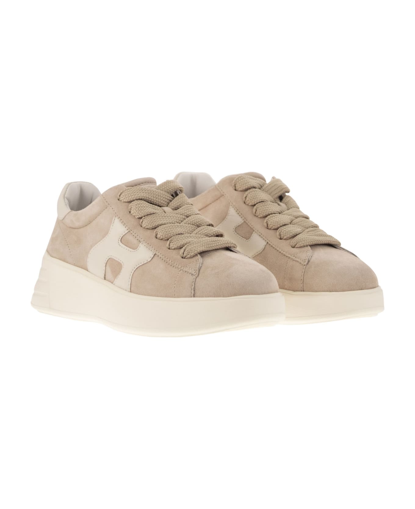 Hogan Rebel H564 - Sneakers - Beige