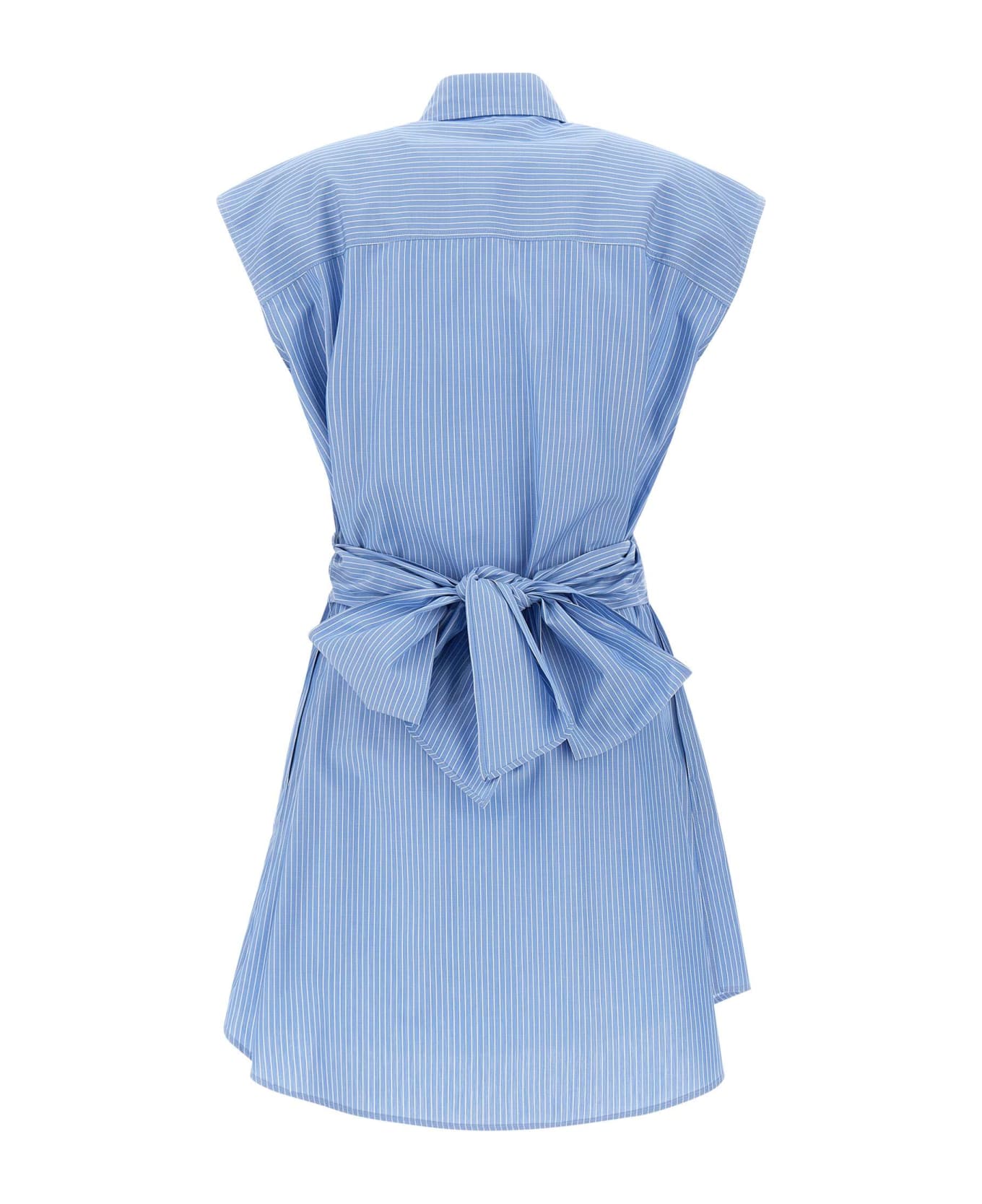 Iceberg Cotton Poplin Dress - LIGHT BLUE