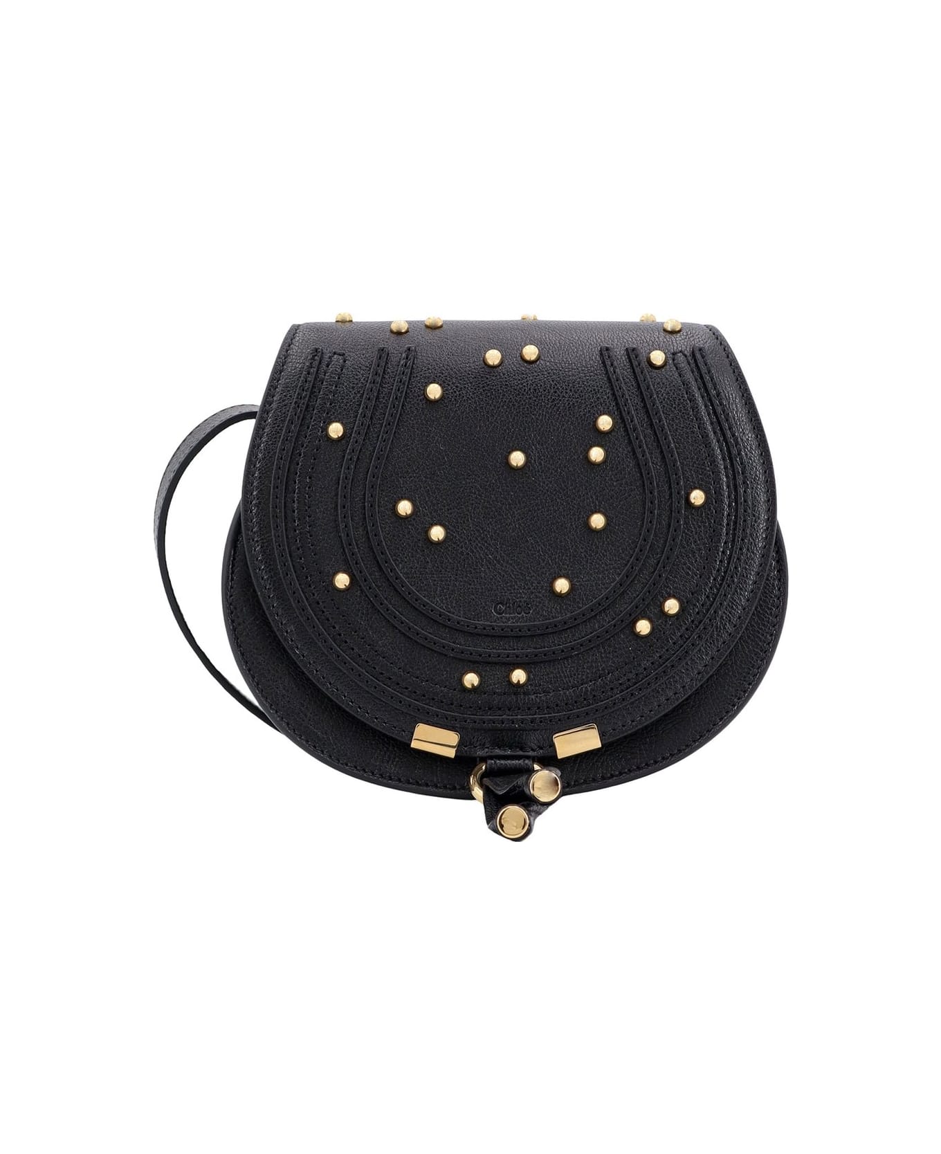 Chloé Small Marcie Saddle Bag - Black