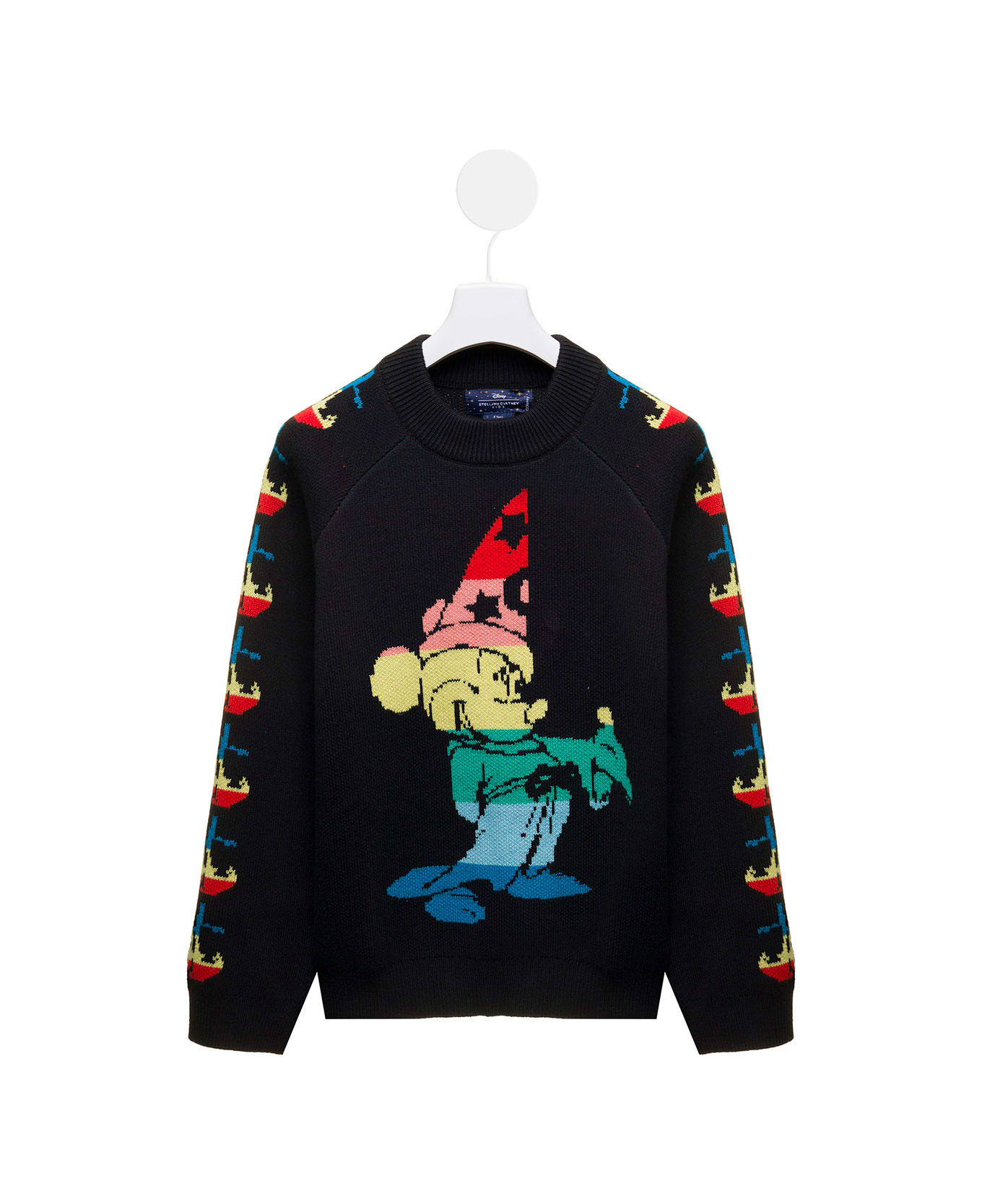 Stella McCartney Kids Sweater With Front Disney Logo - Black