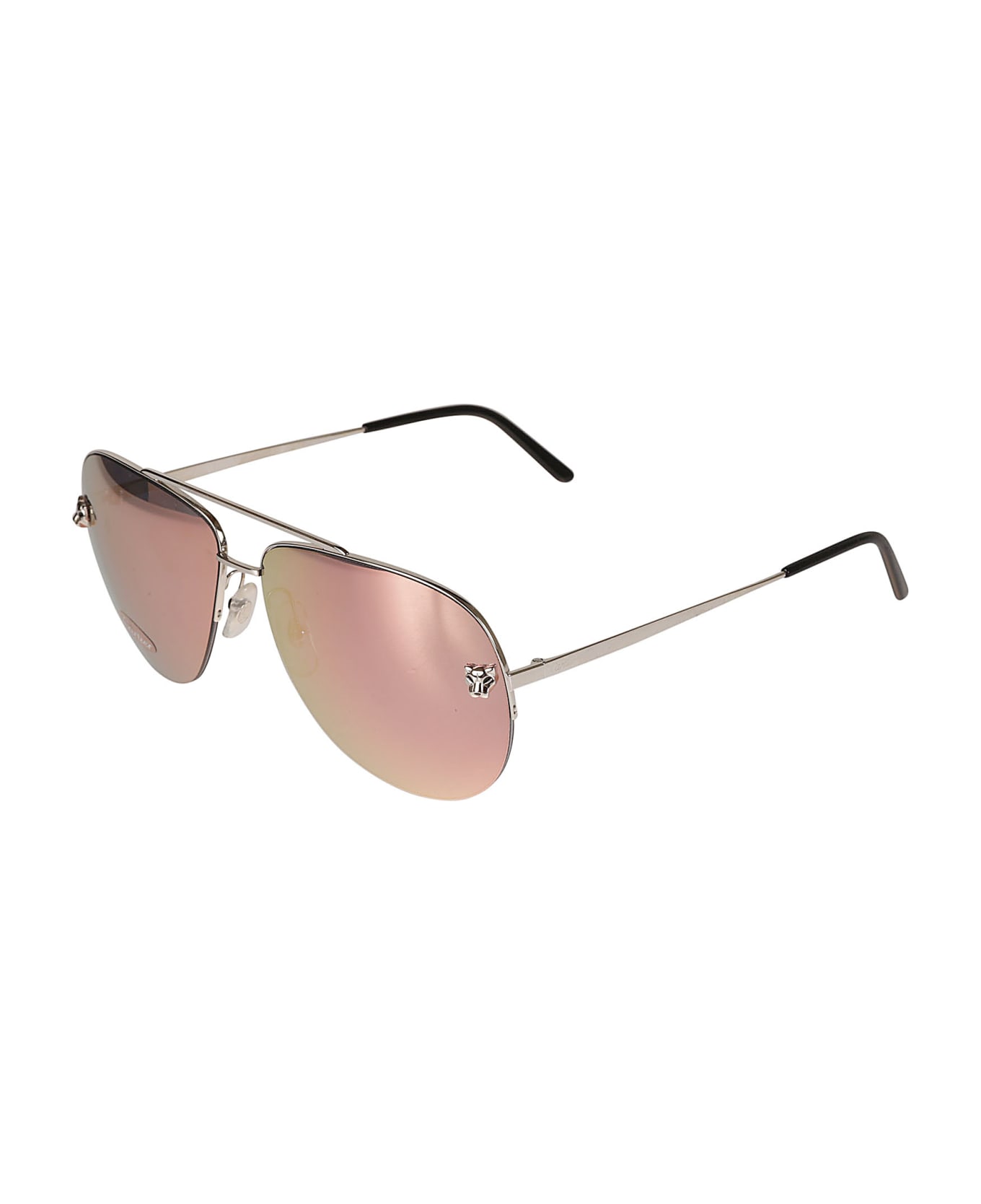 Cartier Eyewear Aviator Classic Sunglasses - PLATINUM サングラス