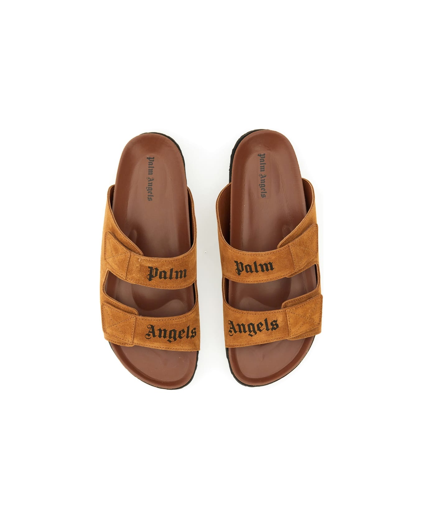 Palm Angels Leather Sandal - BEIGE