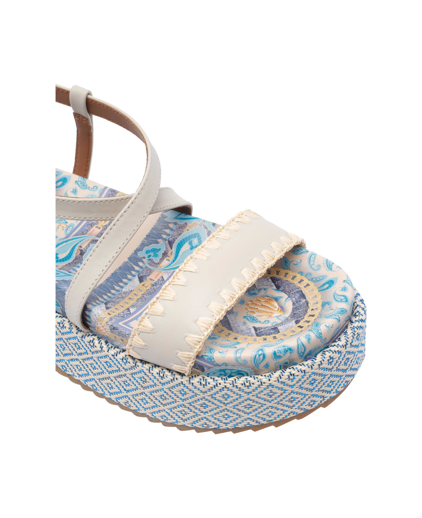 Kurt Geiger Chelsea Flatform Sandals - Blue