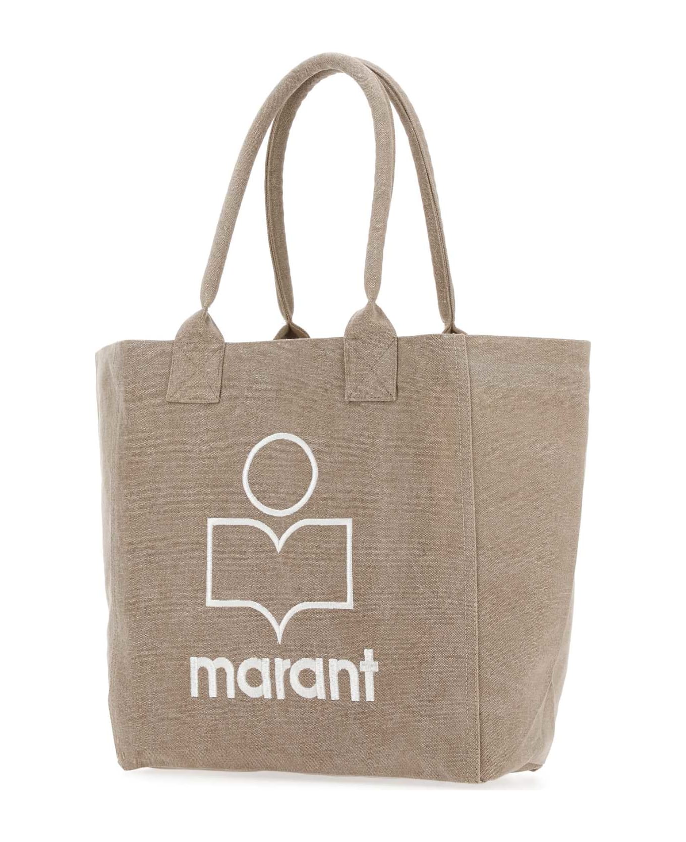Isabel Marant Cappuccino Cotton Small Yenky Shopping Bag - Beige