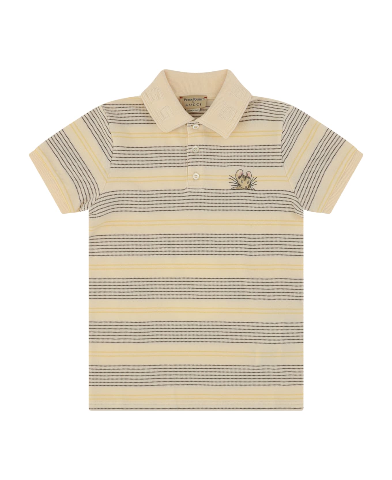Gucci Polo Shirt For Boy - Giallo Tシャツ＆ポロシャツ