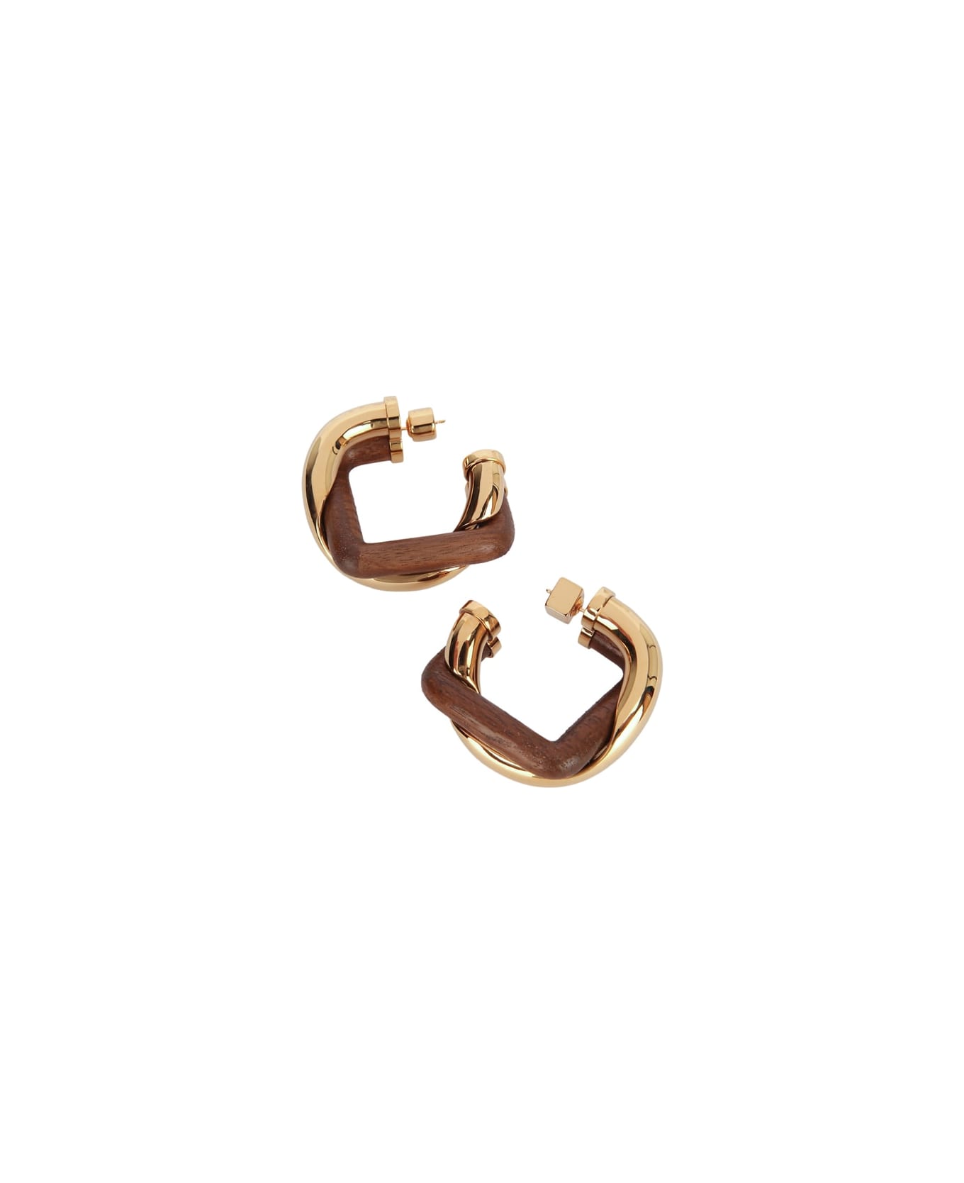 Jacquemus Les Boucles Doppio - GOLDBROWN