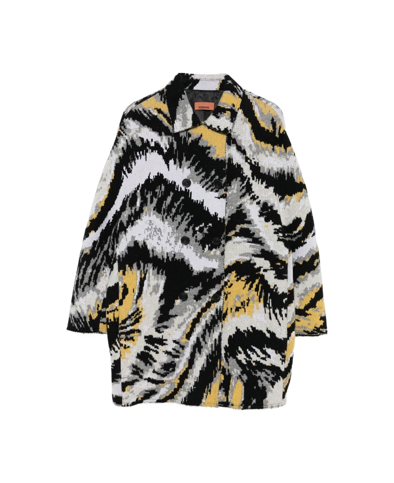Missoni Wool Caban Coat - Black