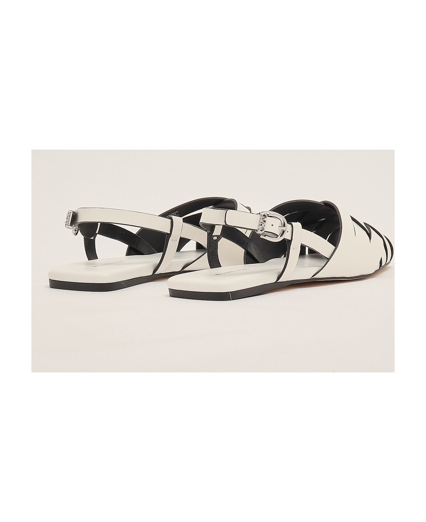 Michael Kors Irene Sling Flat Sandal - Optic White