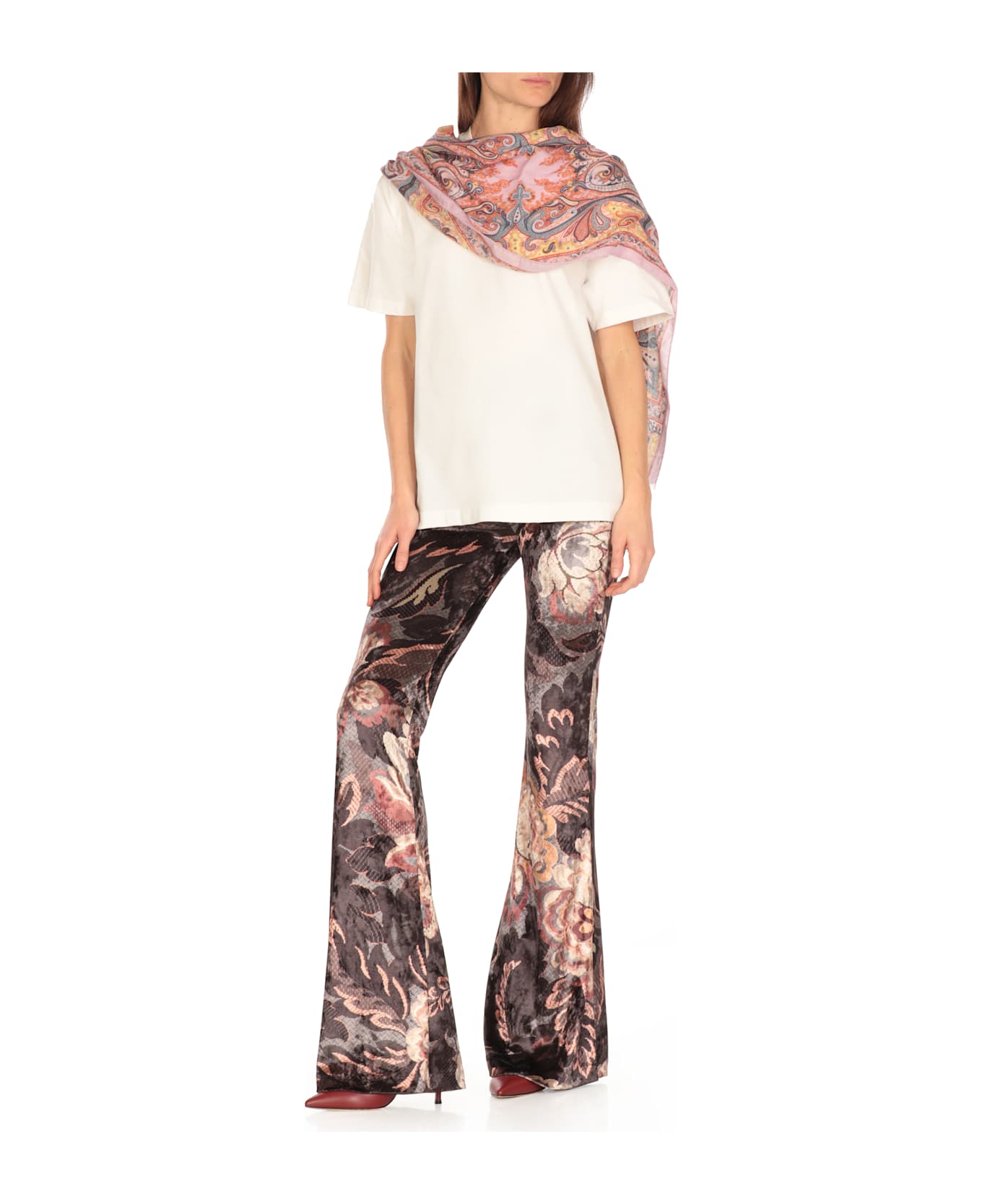 Etro Cashmere And Silk Scarf - MultiColour