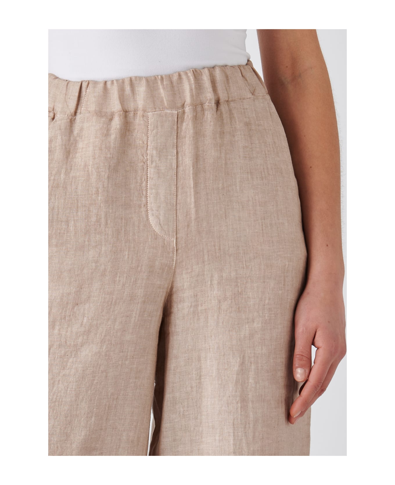 Gran Sasso Linen Trousers - CORDA