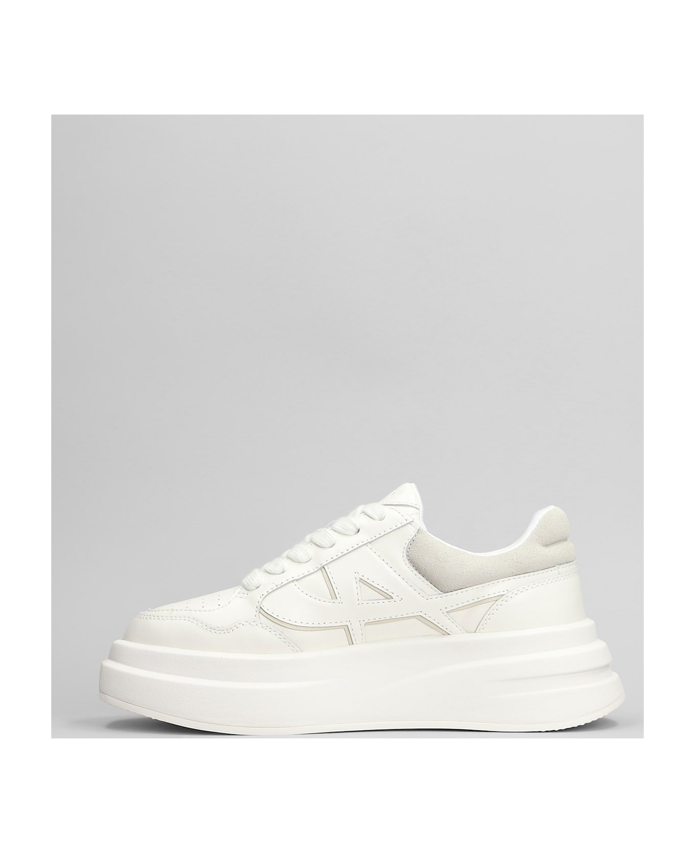 Ash Icone Sneakers In White Leather - white