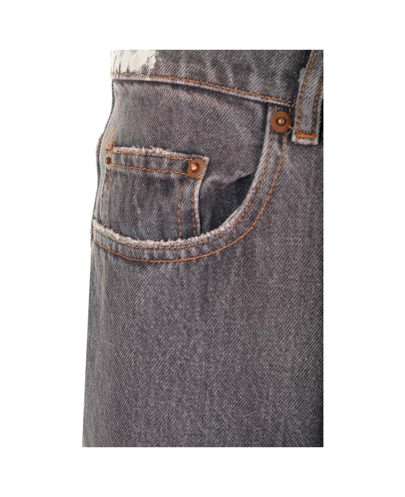 MAGLIANO UNREGULAR CONTAINO JEANS サイズS MAGLIANO Unregular Denim Officina Blue | REVERSIBLE