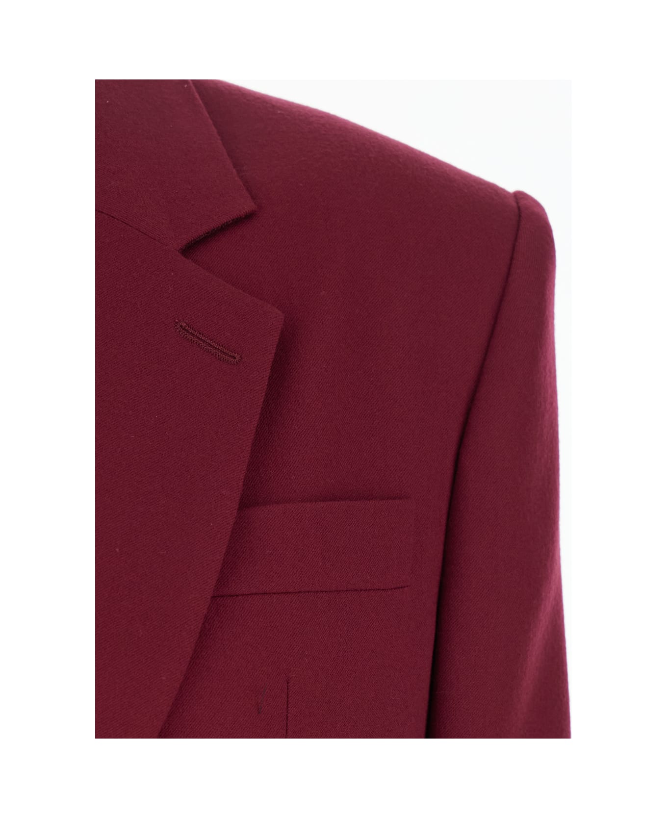 Stella McCartney Flannel Sb Jacket - Bordeaux