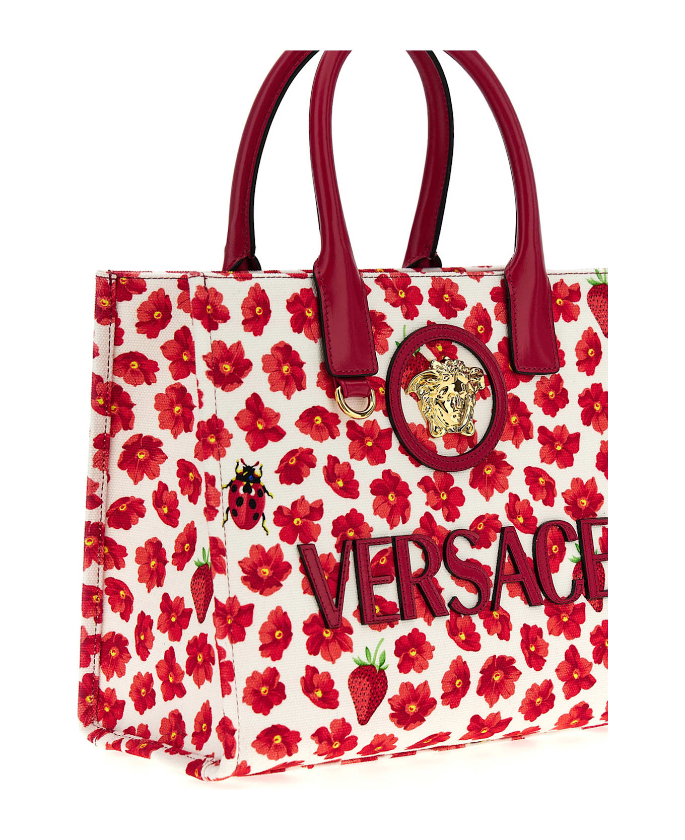 Versace 'la Medusa' Shopping Bag - Multicolor