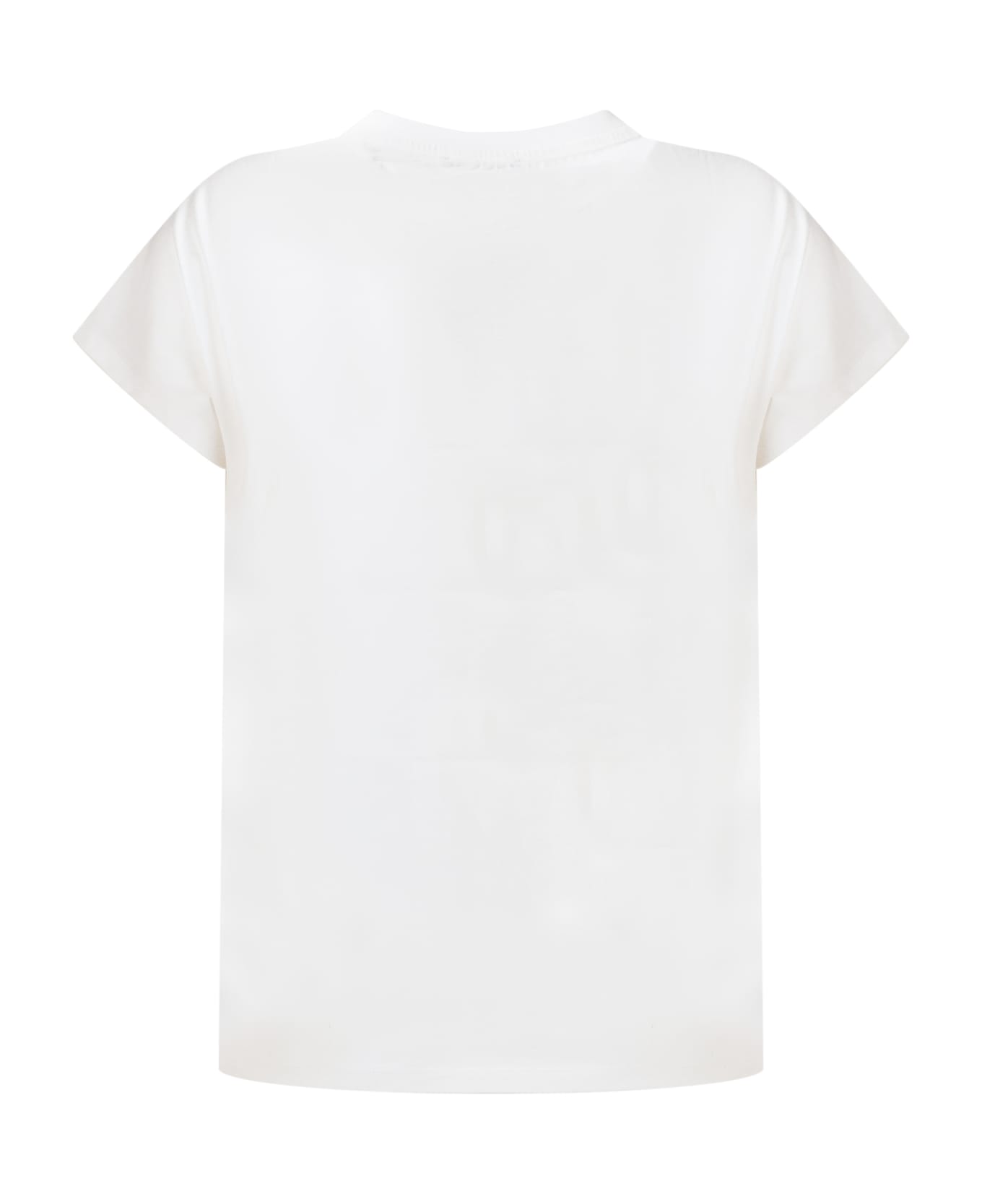 Balmain T-shirt With Logo - WHITE/GOLD Tシャツ＆ポロシャツ