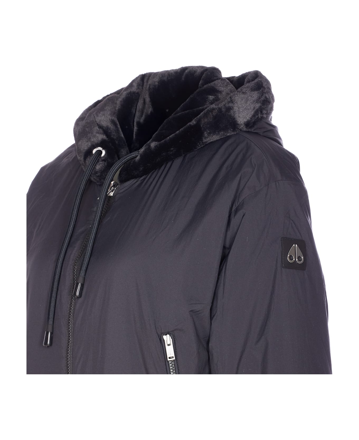 Moose Knuckles Earry Zip Hoodie - BLACK