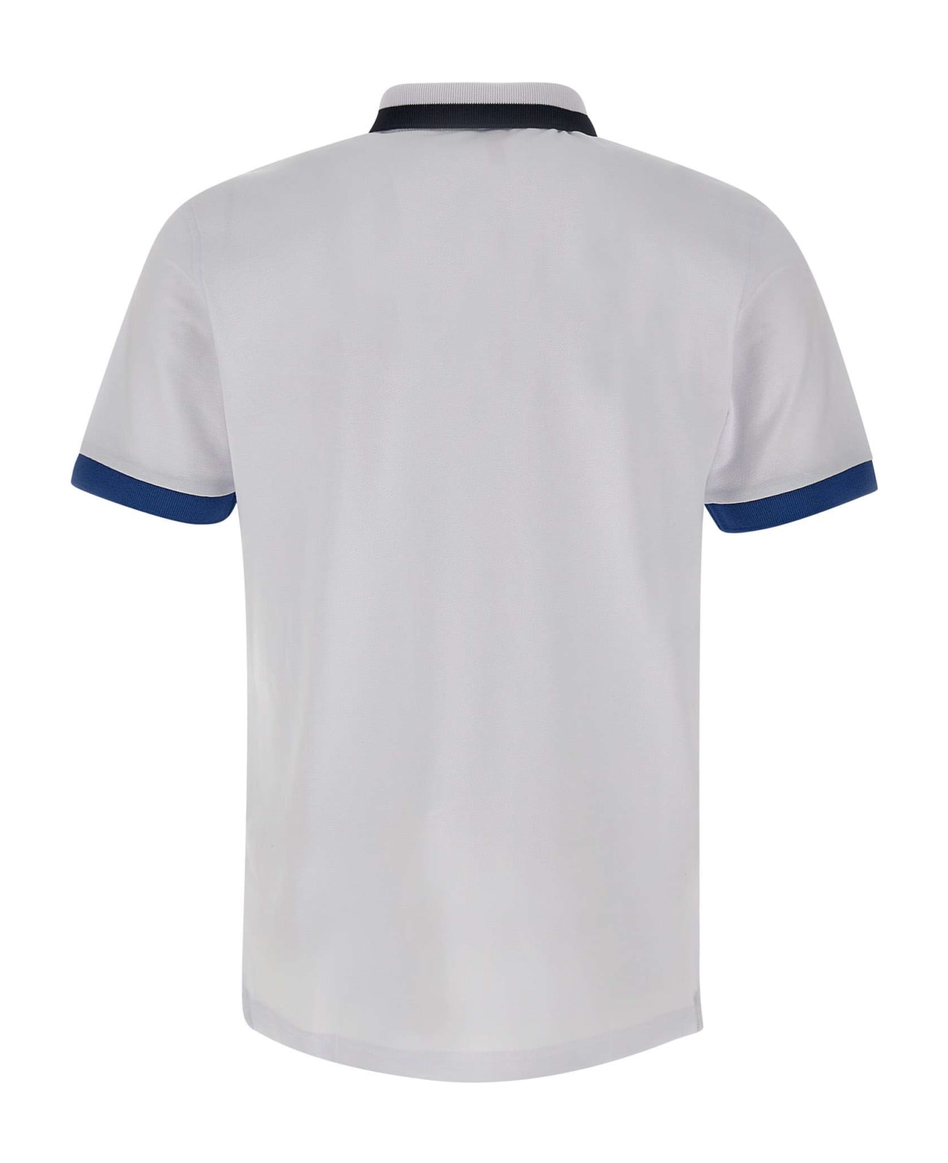 Sun 68 'big Stripe' Cotton Polo Shirt