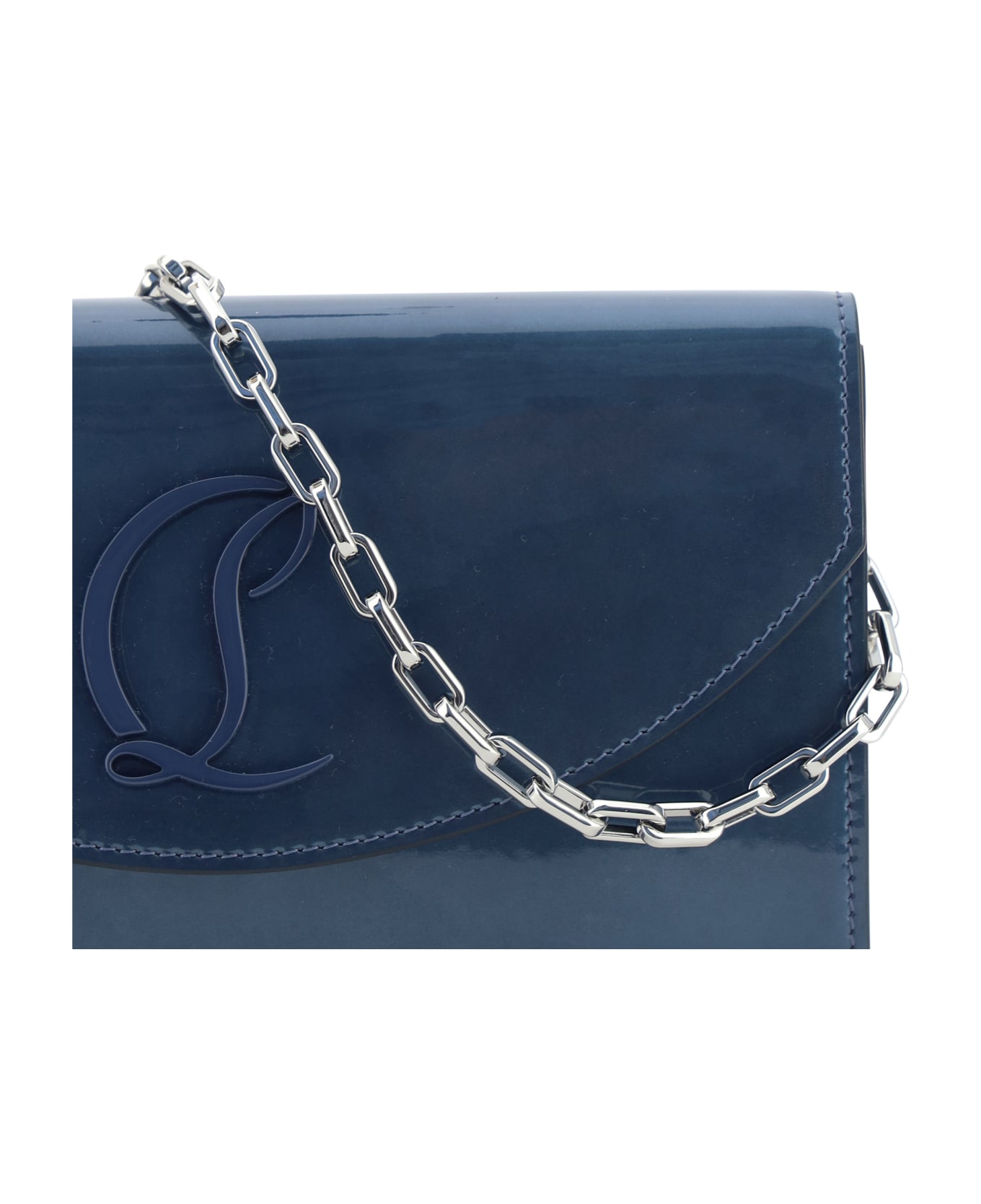 Christian Louboutin Loubi 54 Pouch Bag - Denim/denim