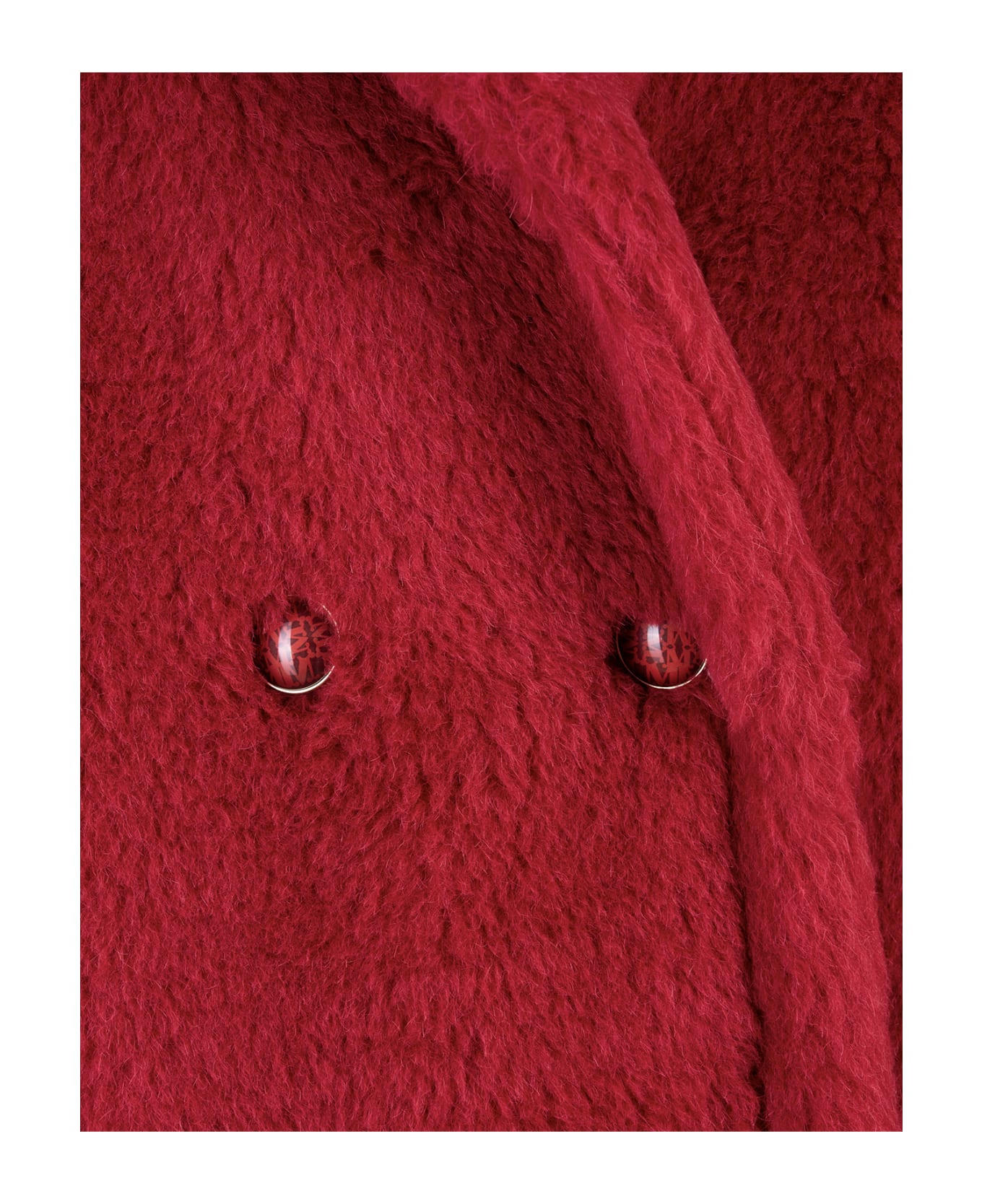 Max Mara Red Lina Coat - RED