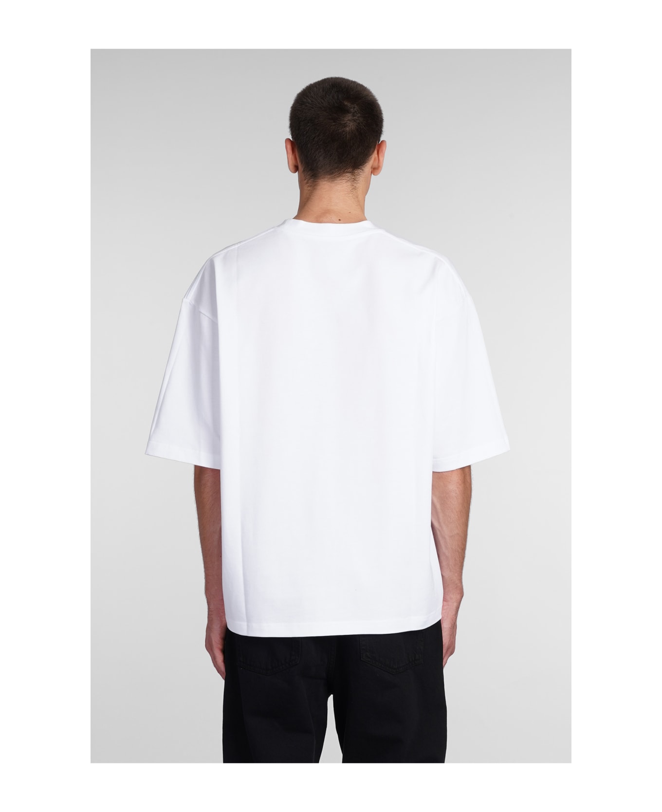 Ann Demeulemeester T-shirt In White Cotton - white